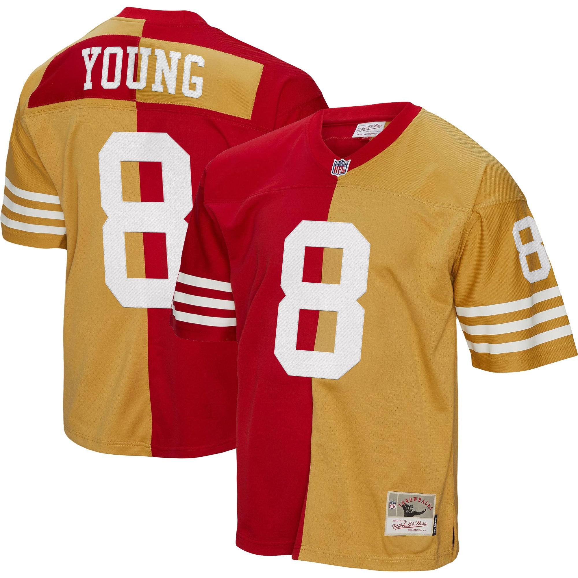 Men's San Francisco 49ers Throwback Player Jersey - All Stitched