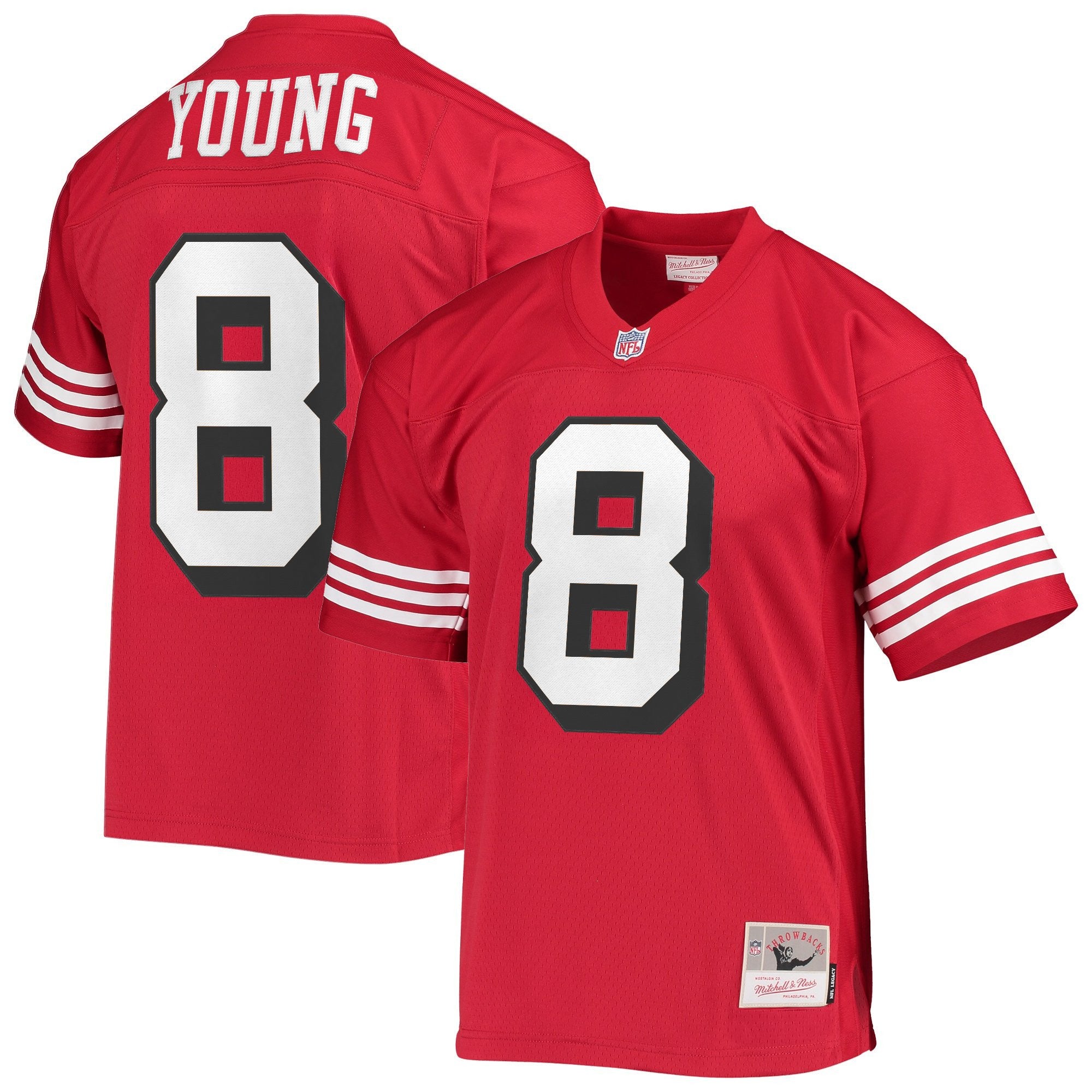 Men's San Francisco 49ers Throwback Player Jersey - All Stitched