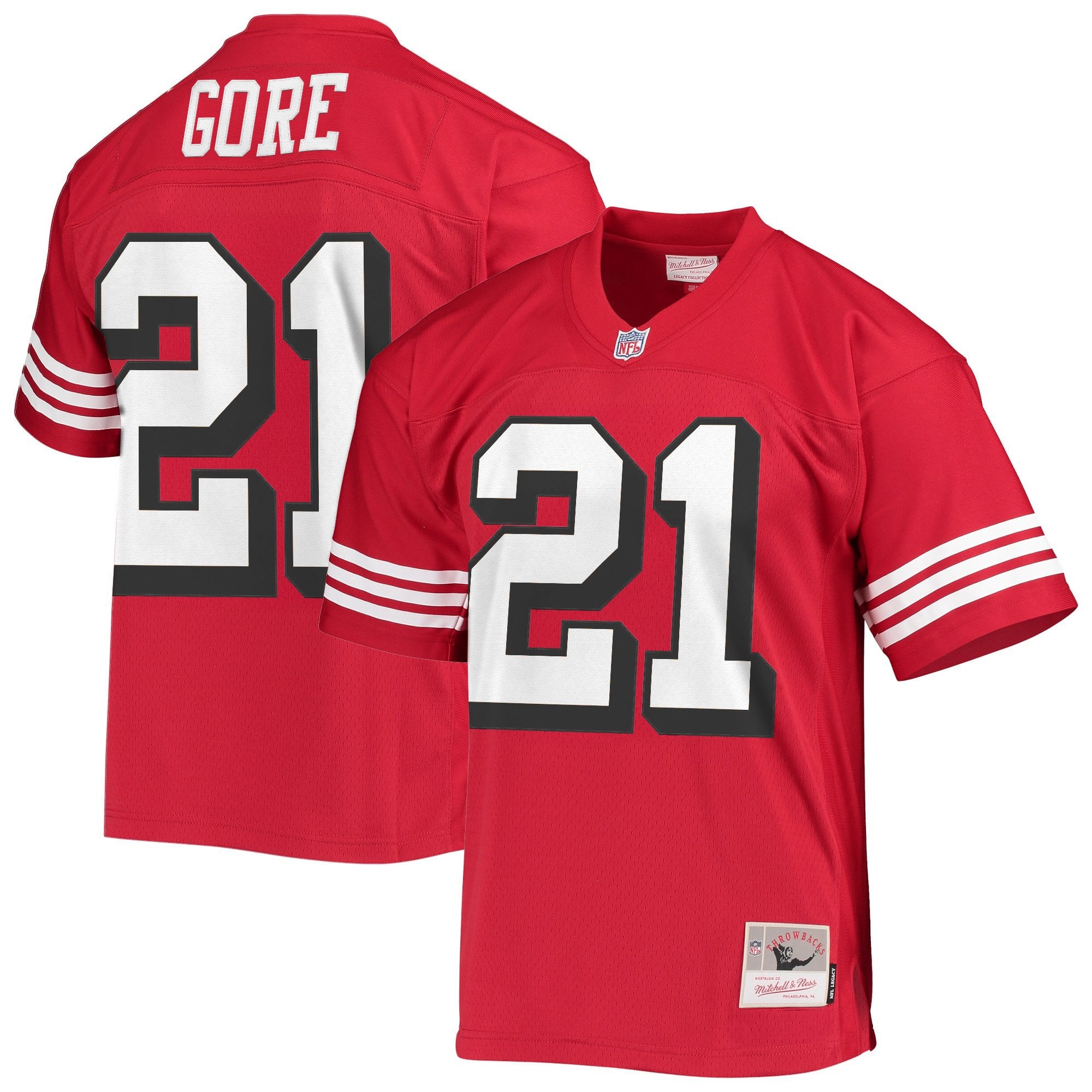 Men's San Francisco 49ers Throwback Player Jersey - All Stitched