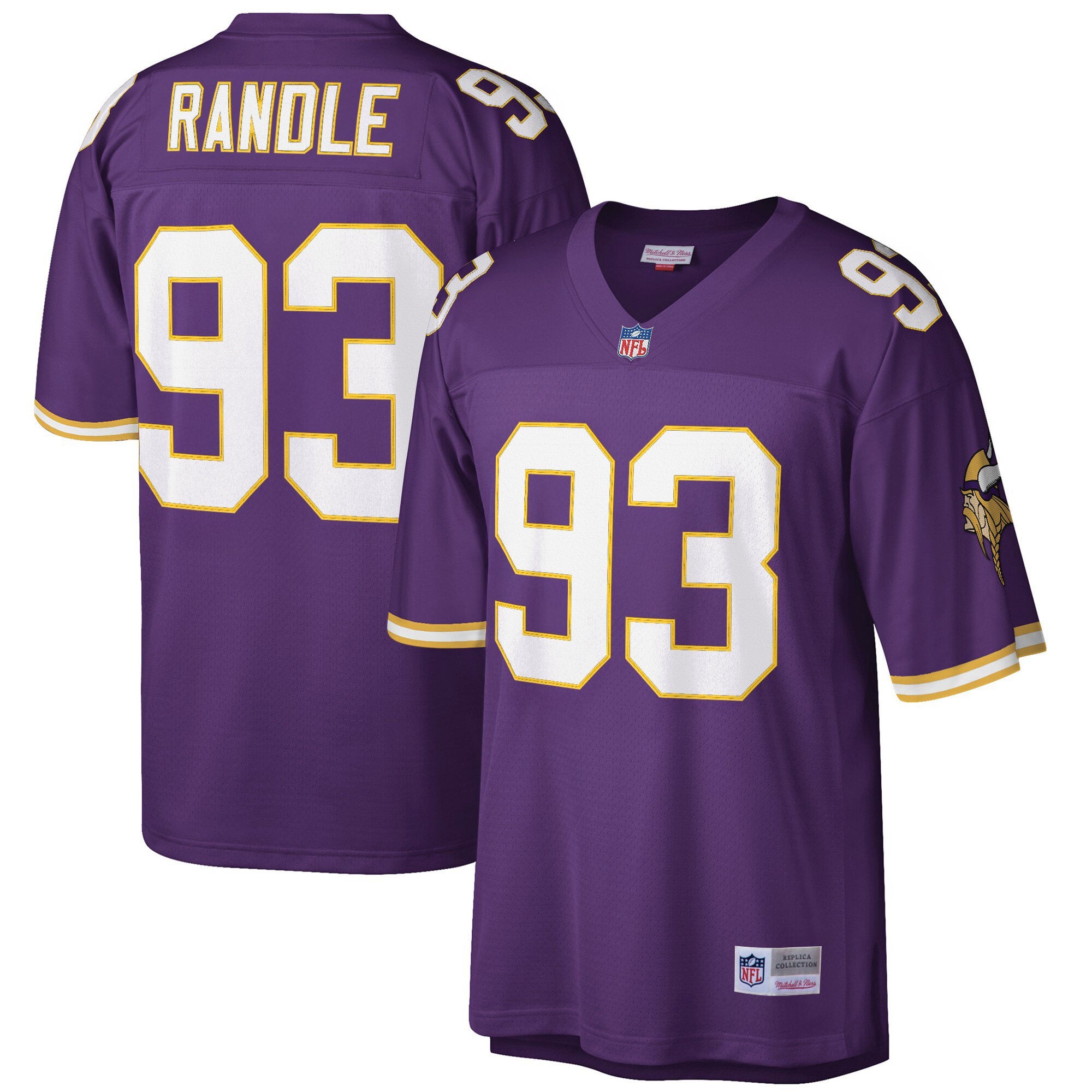 Men's Minnesota Vikings Throwback Player Jersey - All Stitched