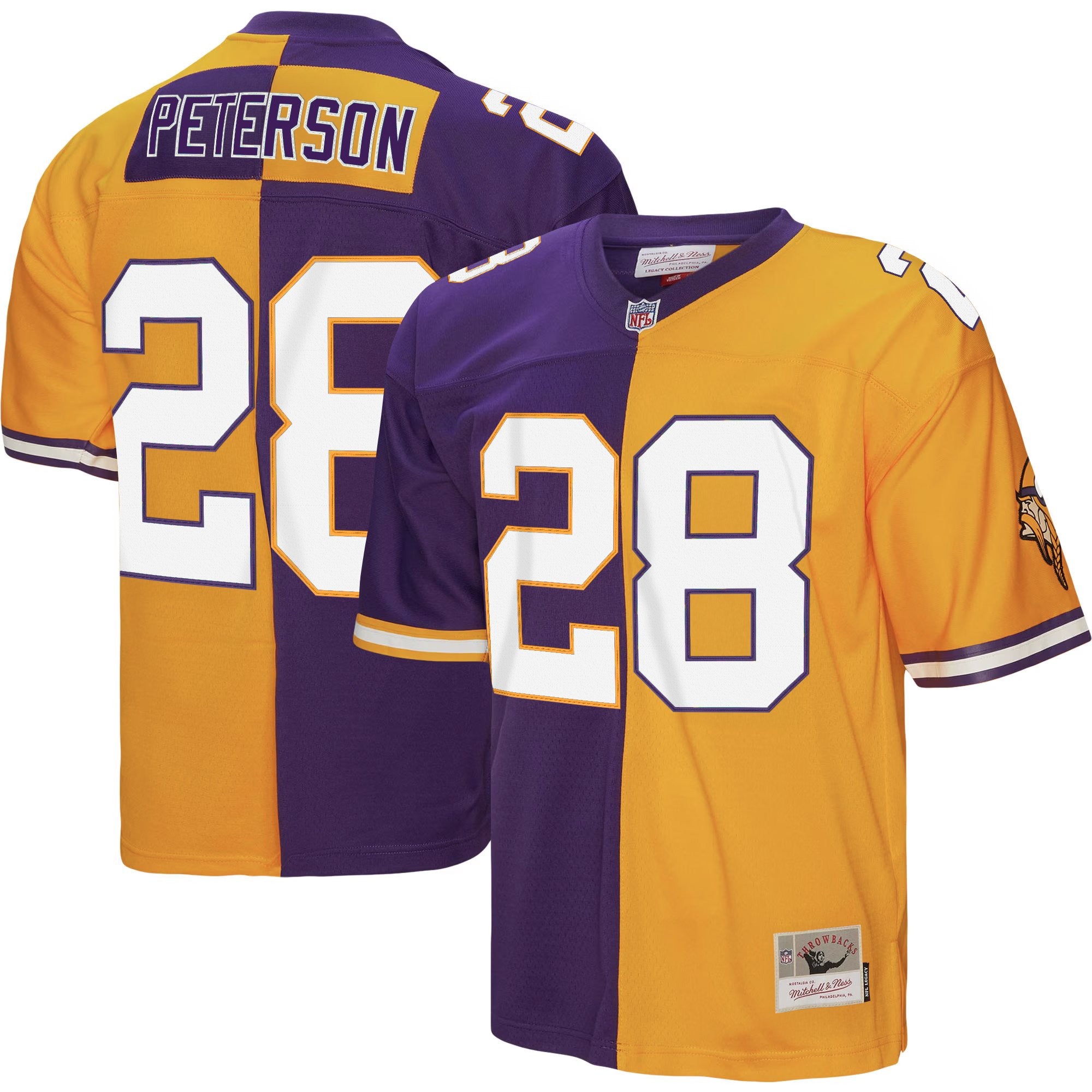 Men's Minnesota Vikings Throwback Player Jersey - All Stitched
