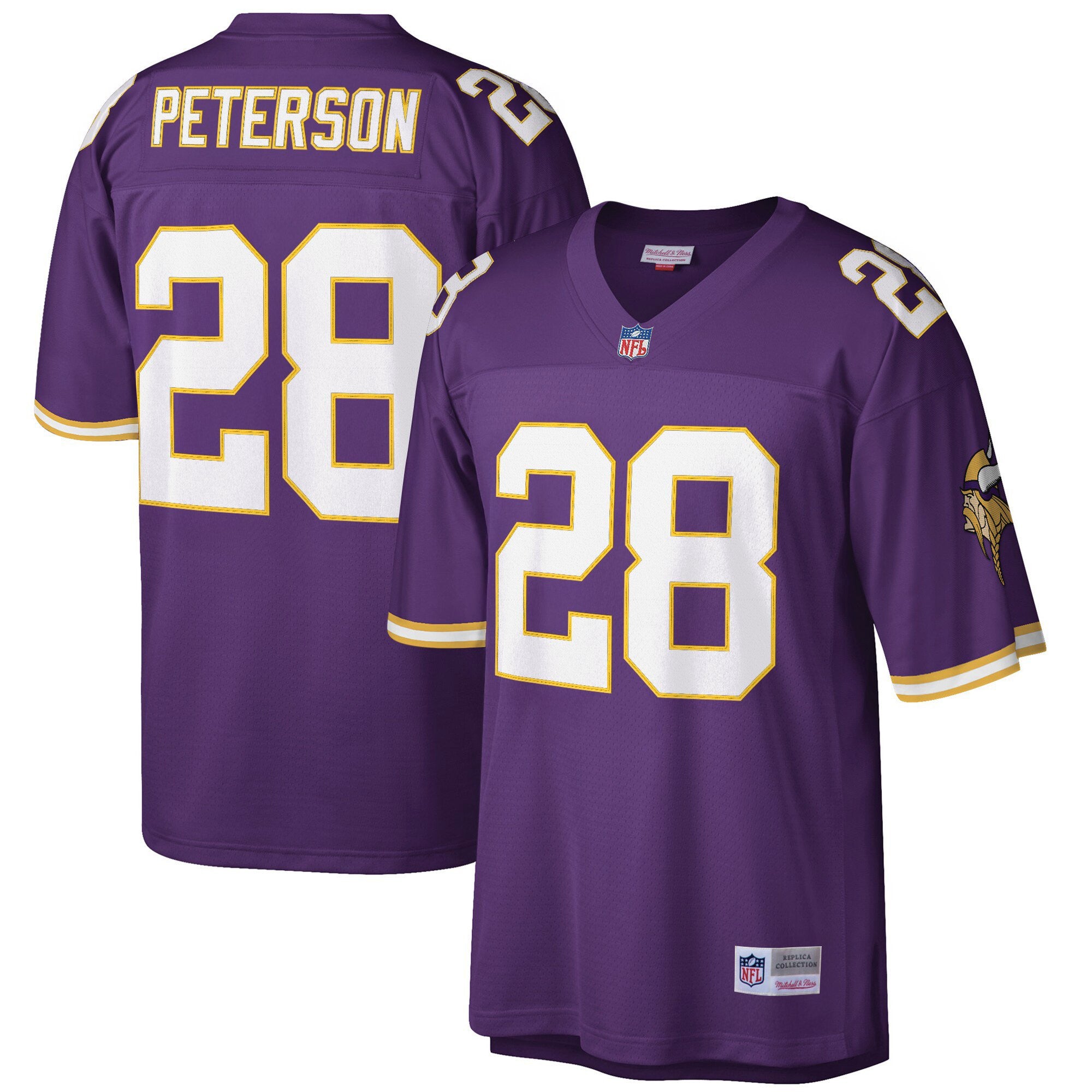 Men's Minnesota Vikings Throwback Player Jersey - All Stitched