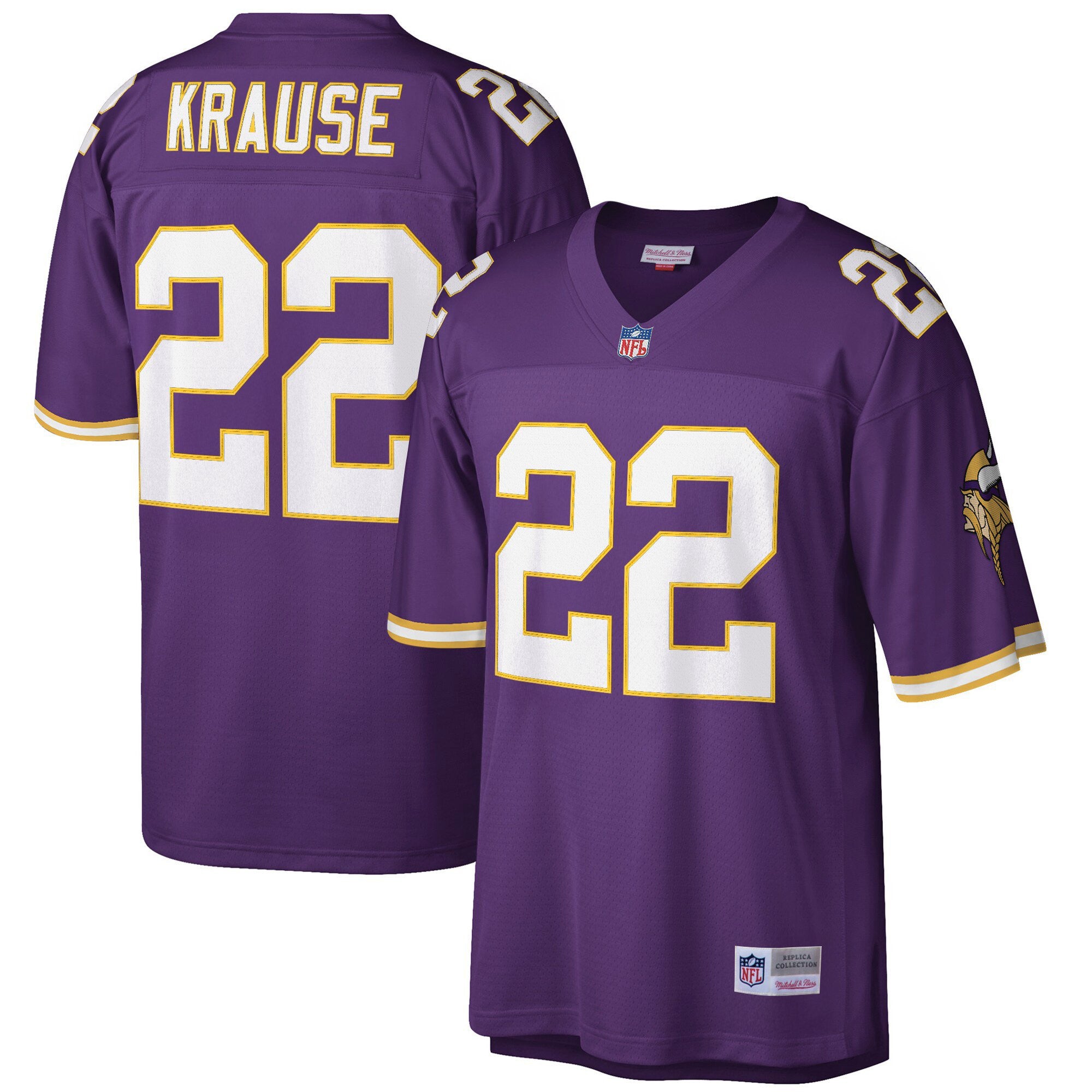 Men's Minnesota Vikings Throwback Player Jersey - All Stitched