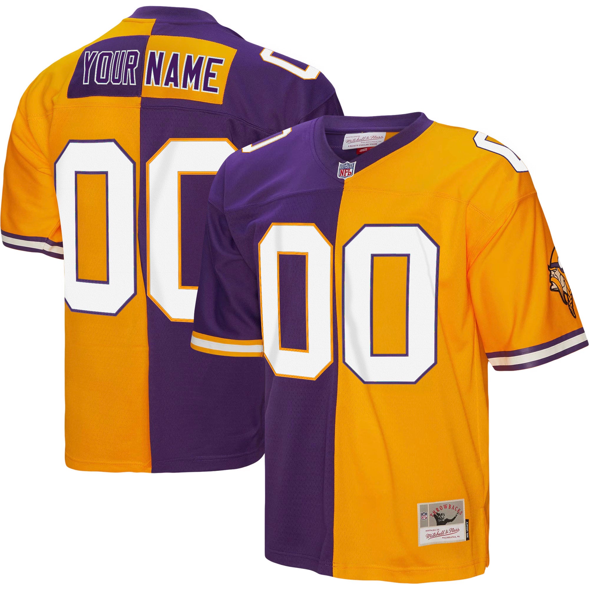 Minnesota Vikings Throwback Player Custom Jersey - All Stitched