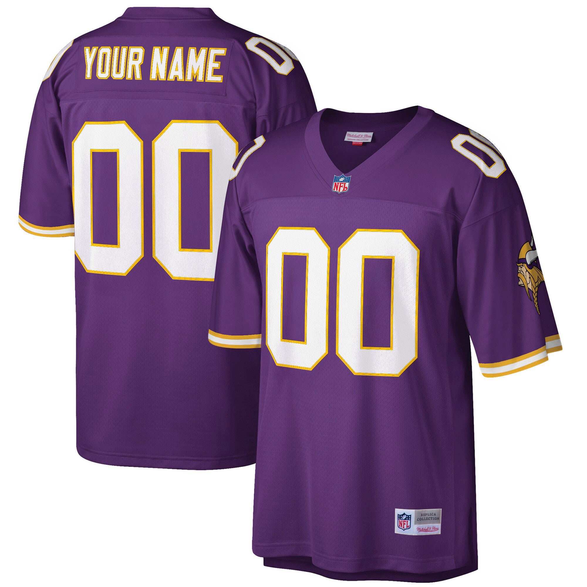 Minnesota Vikings Throwback Player Custom Jersey - All Stitched