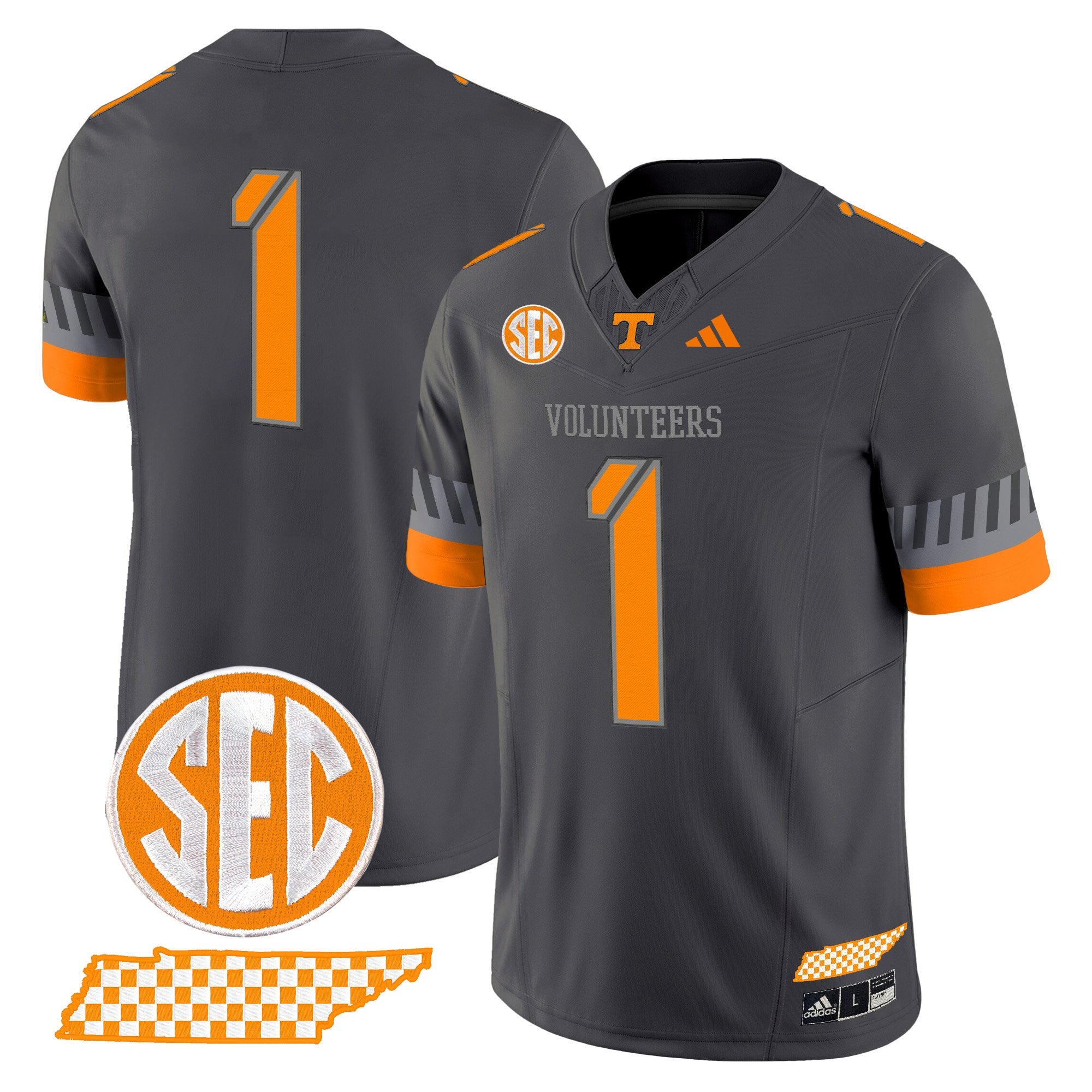 Men's Tennessee Volunteers 2025 'Smokey Grey Series' Vapor Limited Jersey V3 - All Stitched