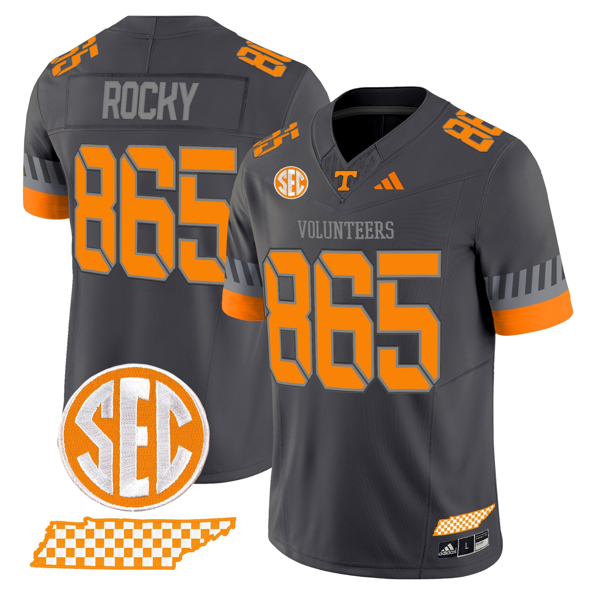 Men's Tennessee Volunteers 2025 'Smokey Grey Series' Vapor Limited Jersey V3 - All Stitched
