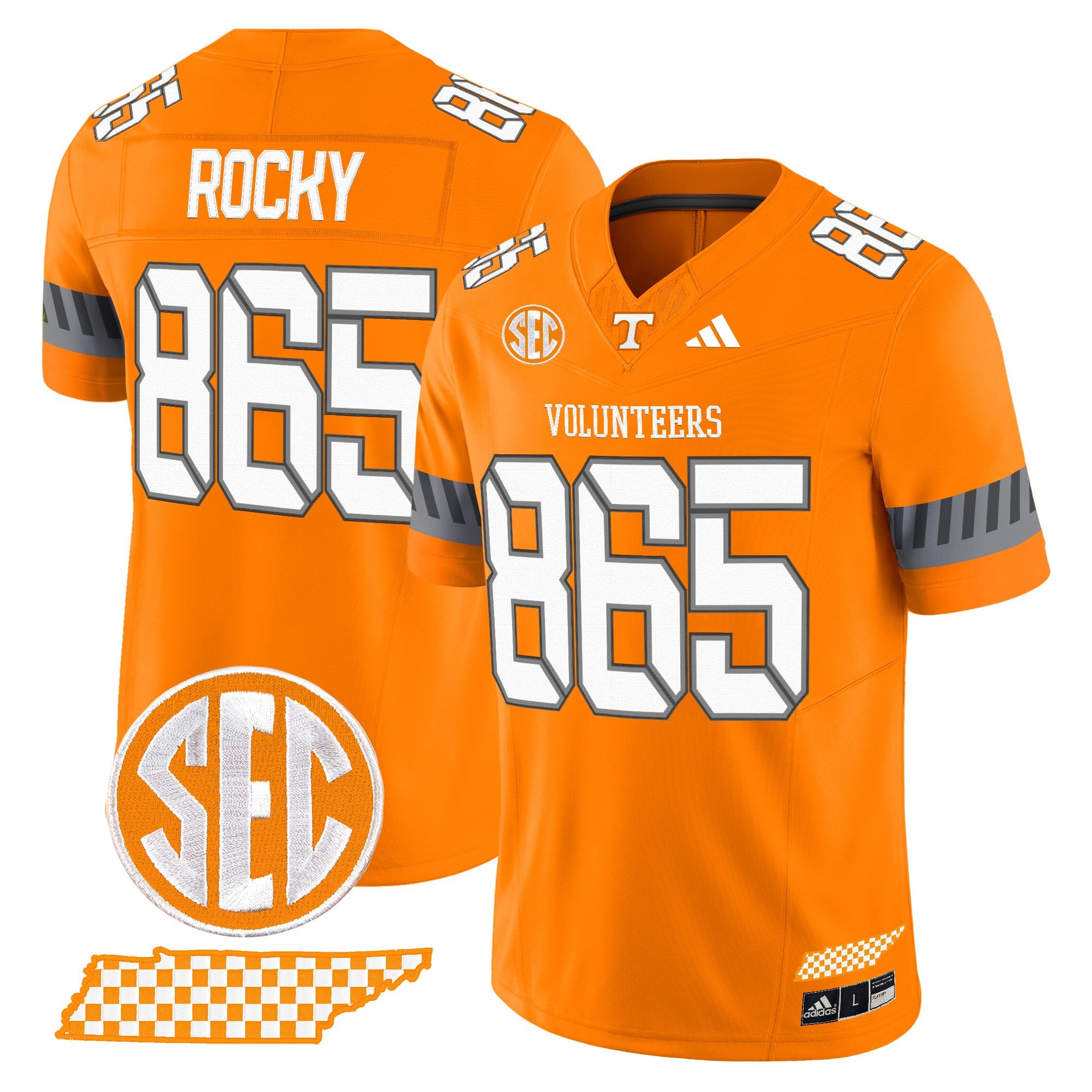 Men's Tennessee Volunteers 2025 'Smokey Grey Series' Vapor Limited Jersey V3 - All Stitched
