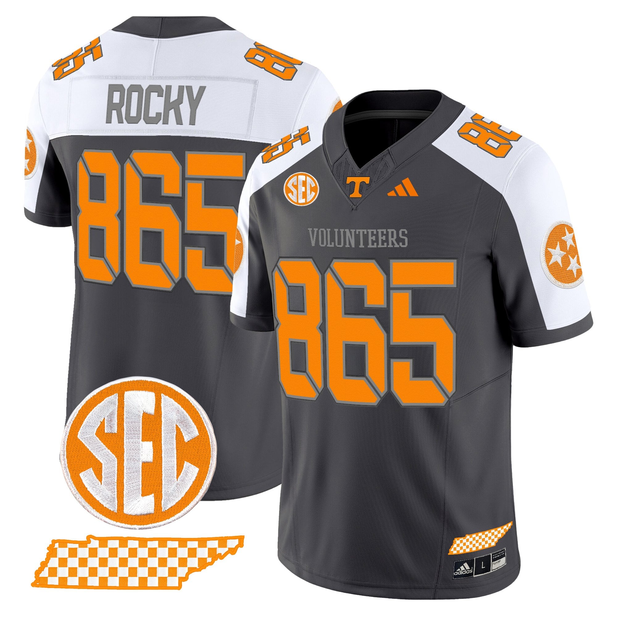 Men's Tennessee Volunteers 2025 'Smokey Grey Series' Vapor Limited Jersey V3 - All Stitched