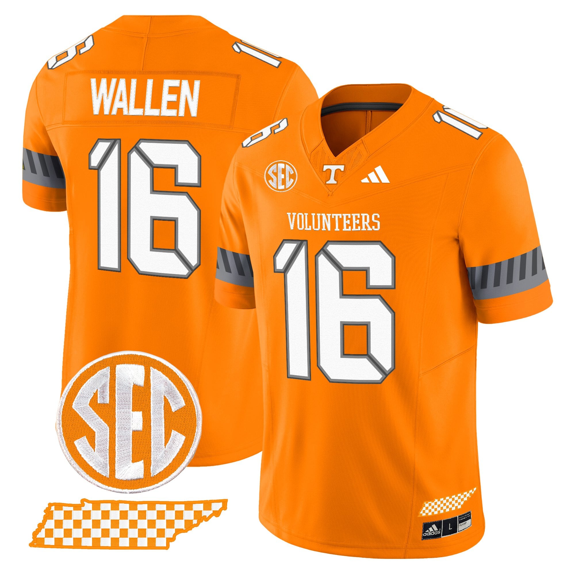 Men's Tennessee Volunteers 2025 'Smokey Grey Series' Vapor Limited Jersey V3 - All Stitched