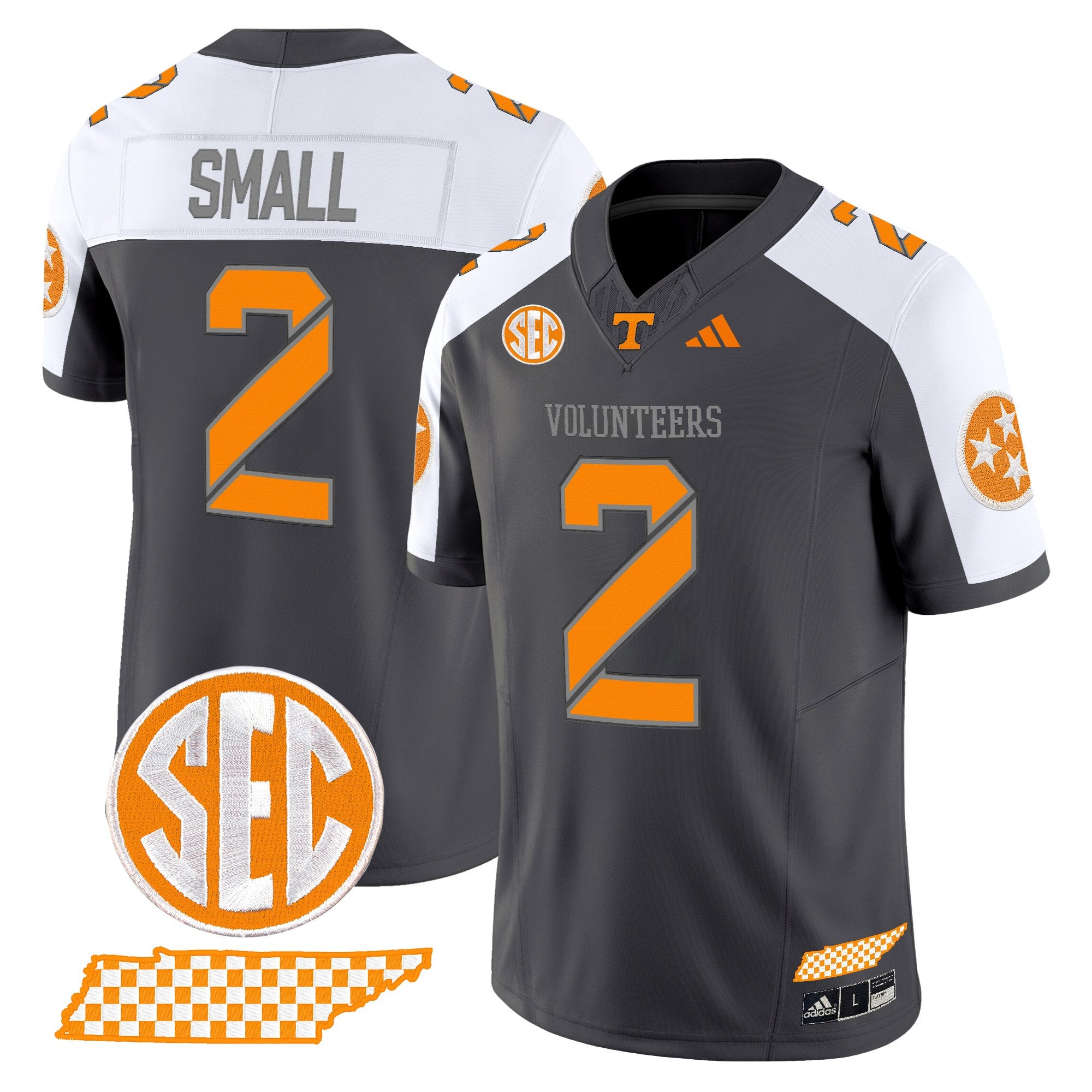 Men's Tennessee Volunteers 2025 'Smokey Grey Series' Vapor Limited Jersey V3 - All Stitched
