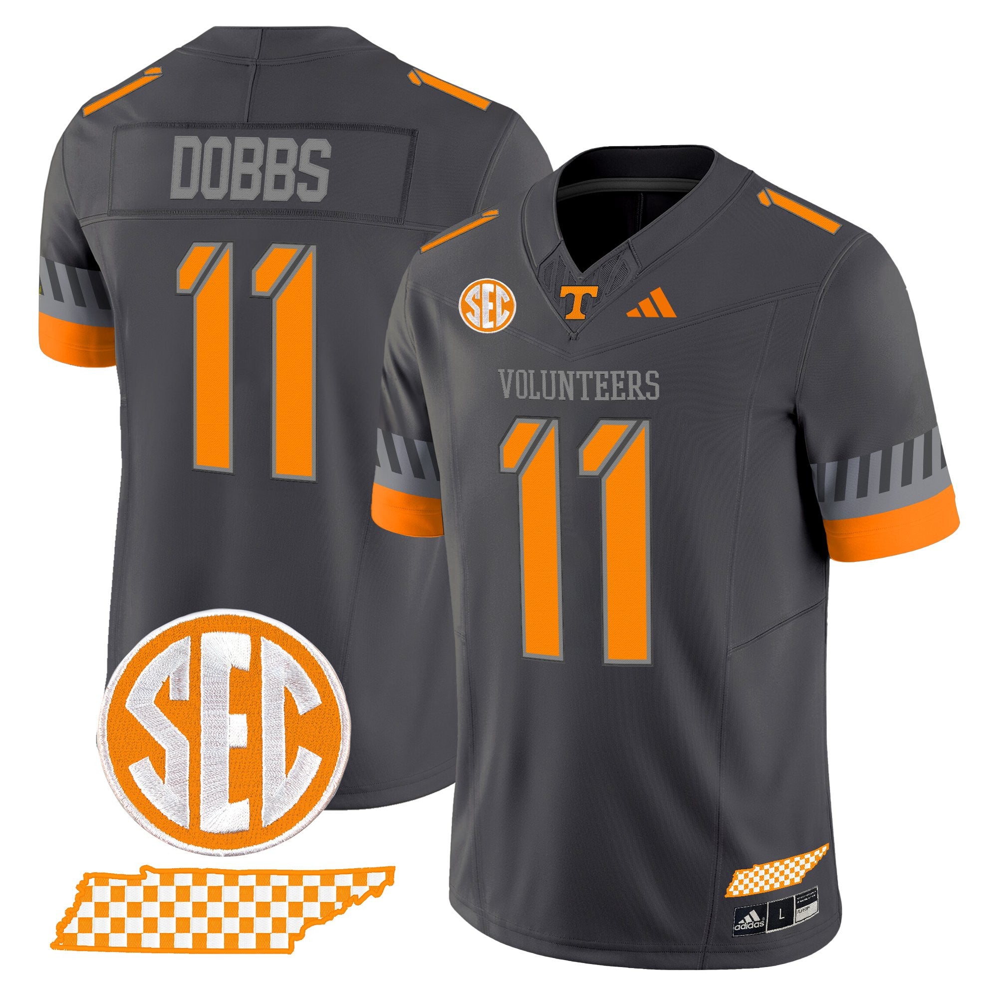 Men's Tennessee Volunteers 2025 'Smokey Grey Series' Vapor Limited Jersey V3 - All Stitched
