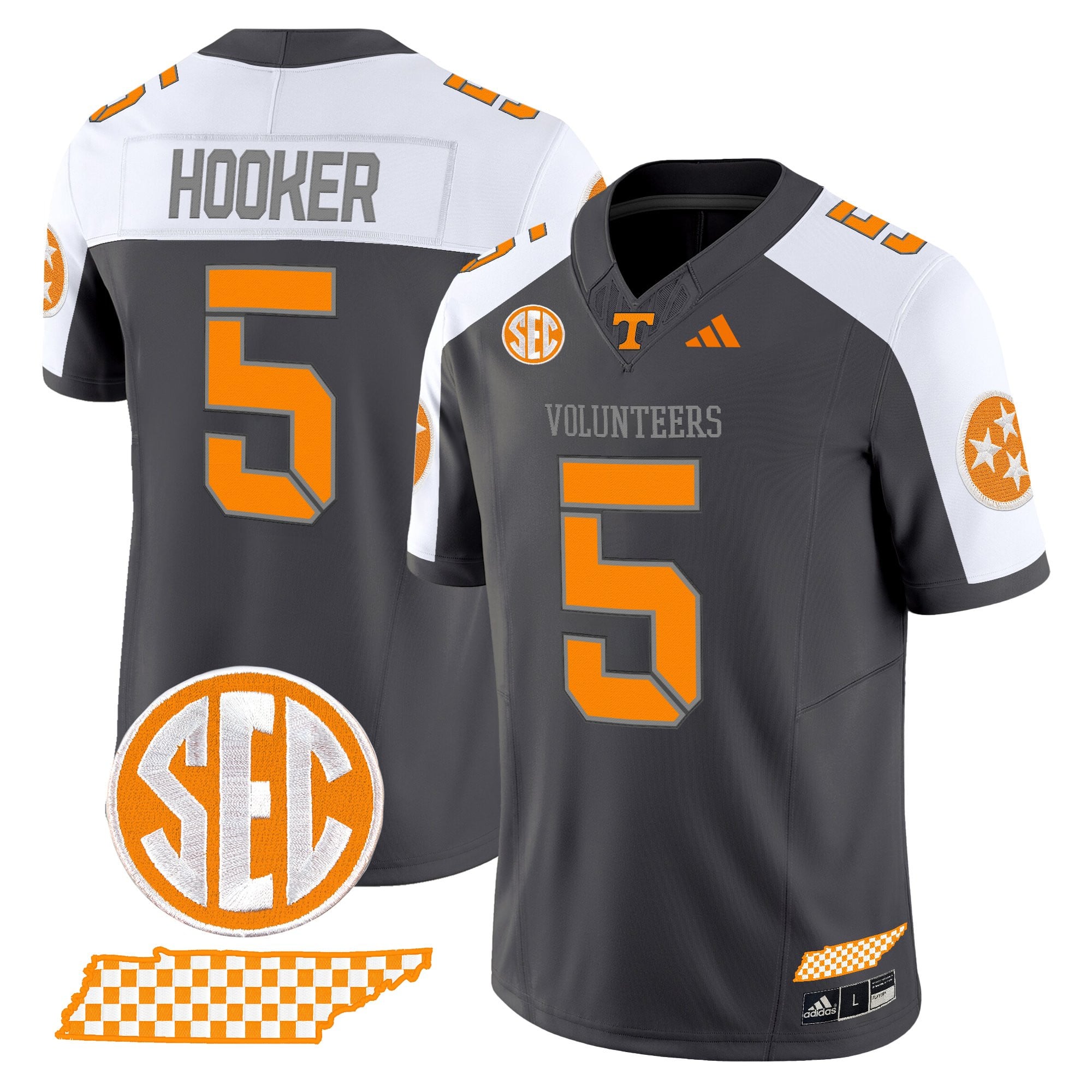 Men's Tennessee Volunteers 2025 'Smokey Grey Series' Vapor Limited Jersey V3 - All Stitched