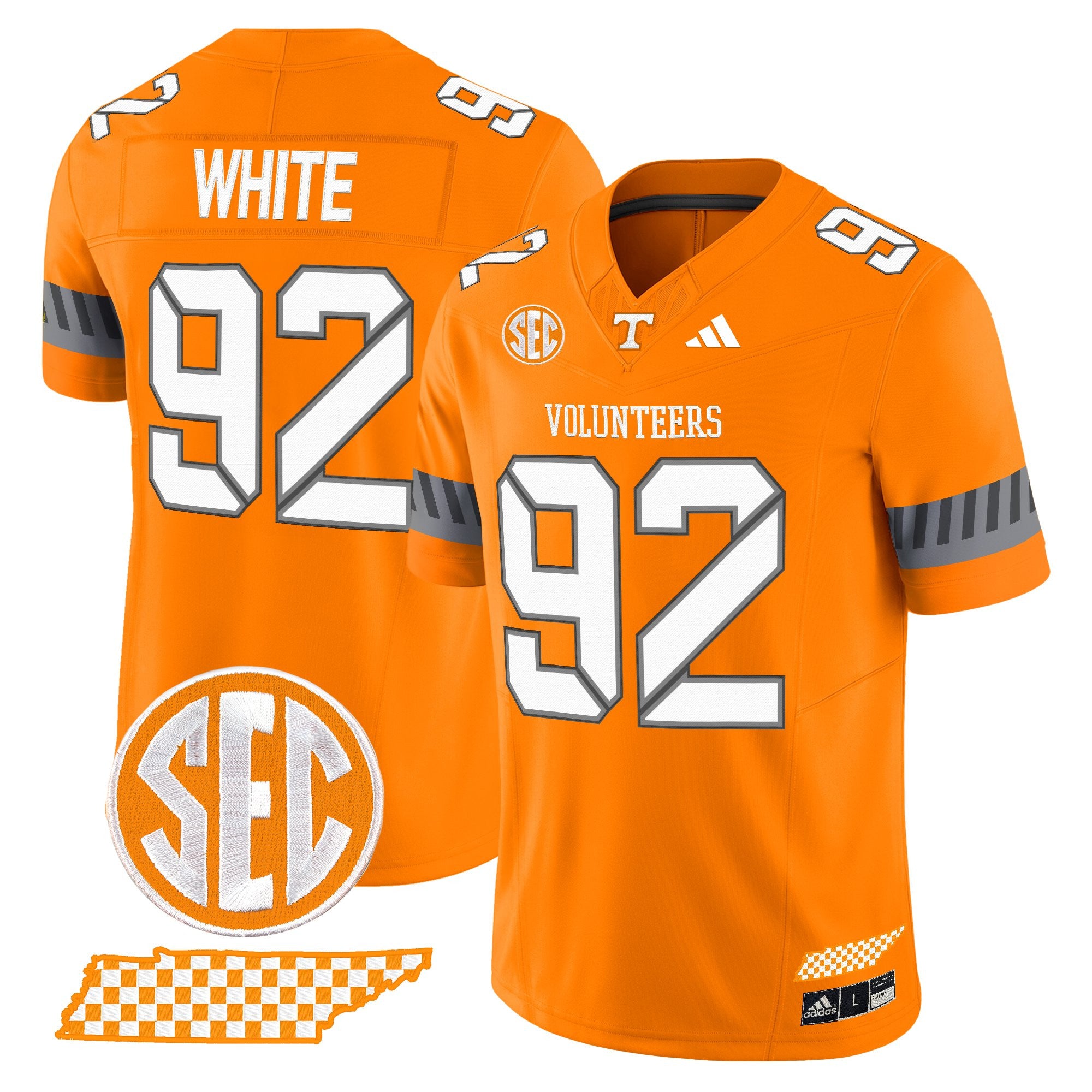 Men's Tennessee Volunteers 2025 'Smokey Grey Series' Vapor Limited Jersey V3 - All Stitched