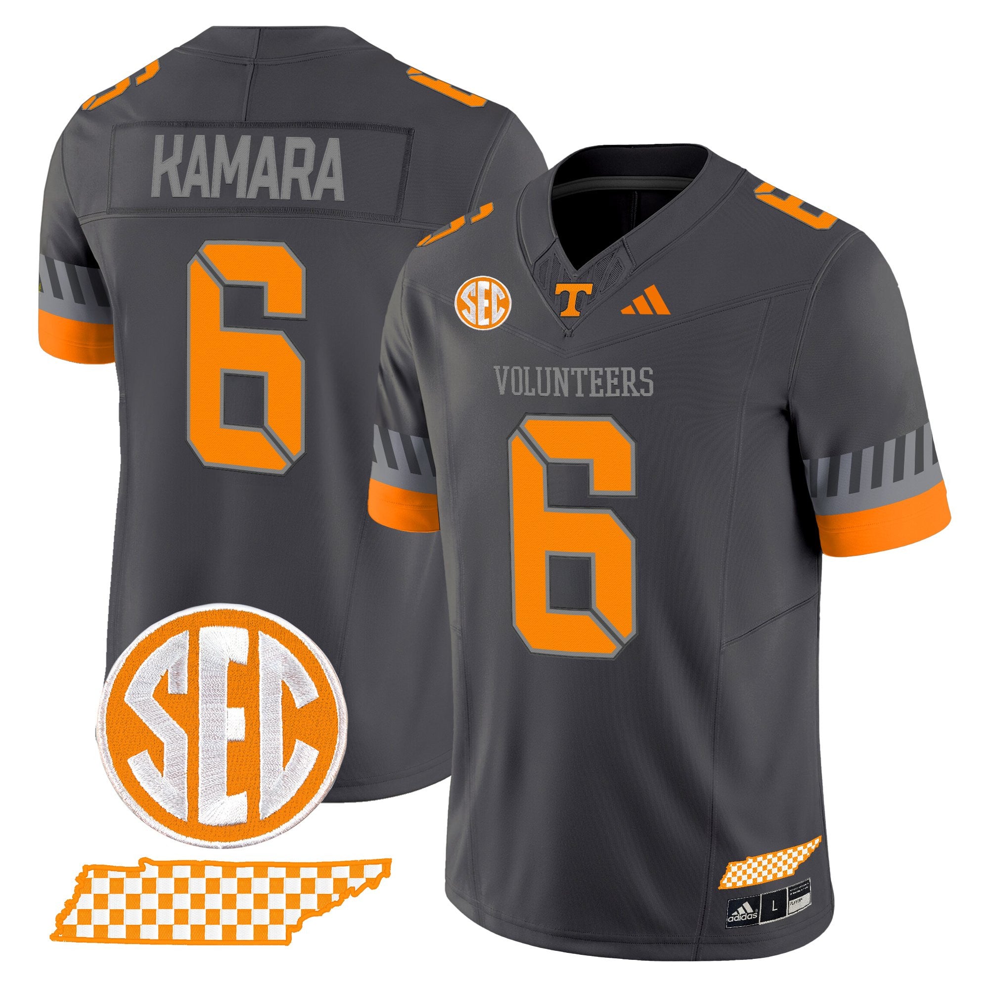 Men's Tennessee Volunteers 2025 'Smokey Grey Series' Vapor Limited Jersey V3 - All Stitched