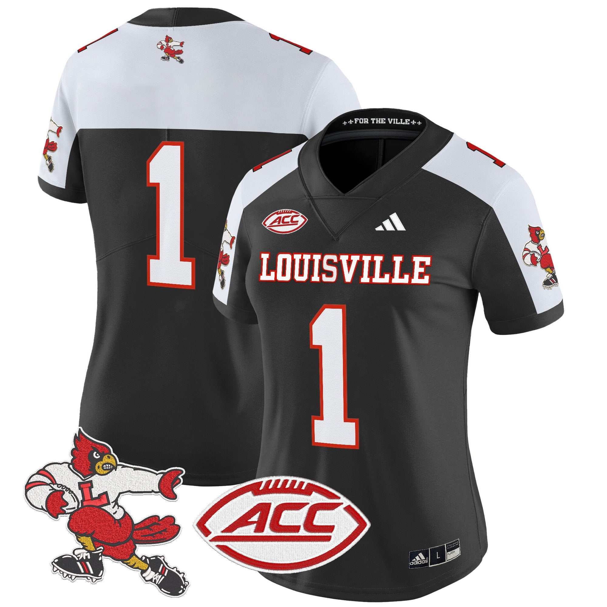 Women's Louisville Cardinals '1980s Throwback' Vapor Limited Jersey - All Stitched