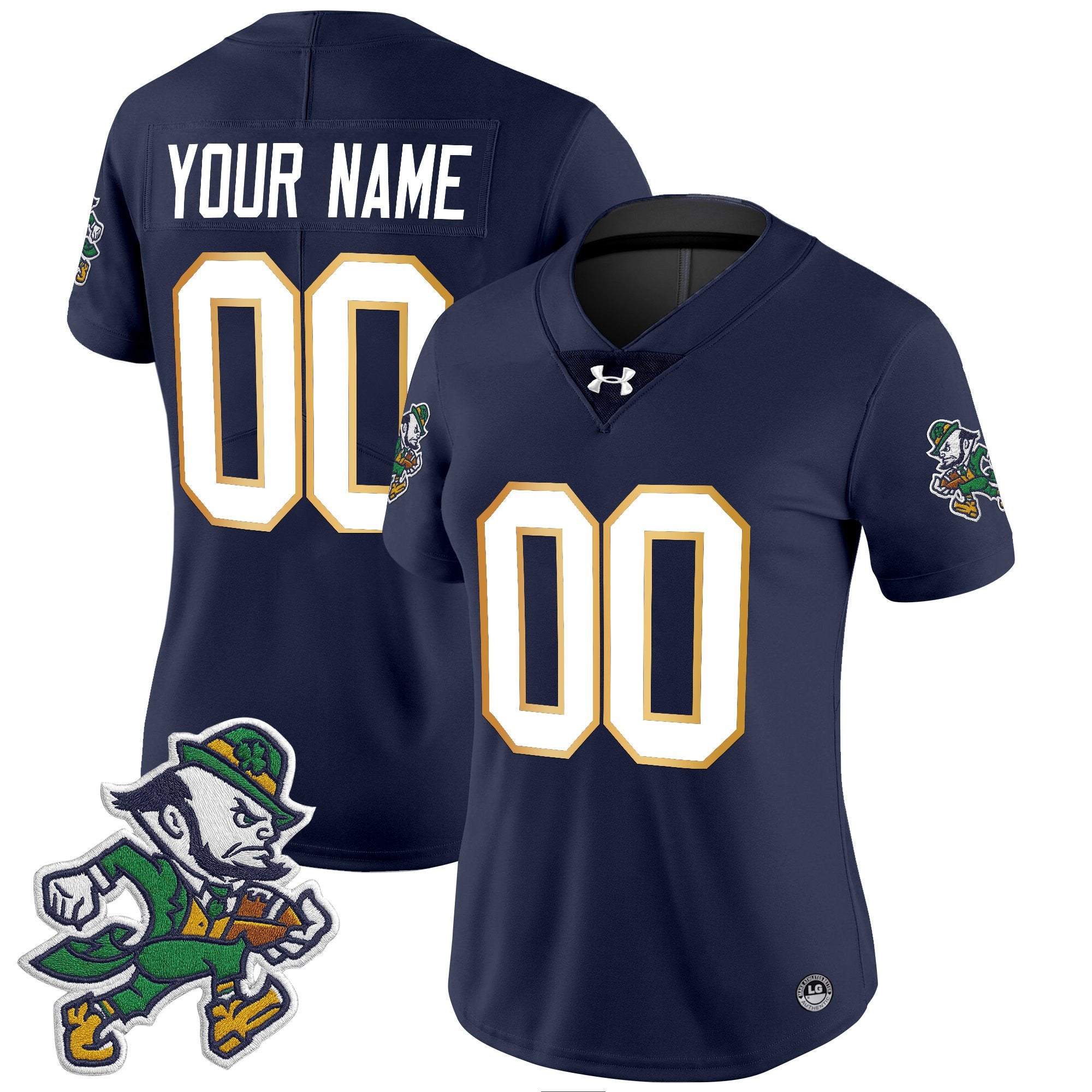 Notre Dame Fighting Irish 2025 'Gridiron Leprechaun Edition' Vapor Limited Custom Jersey – All Stitched