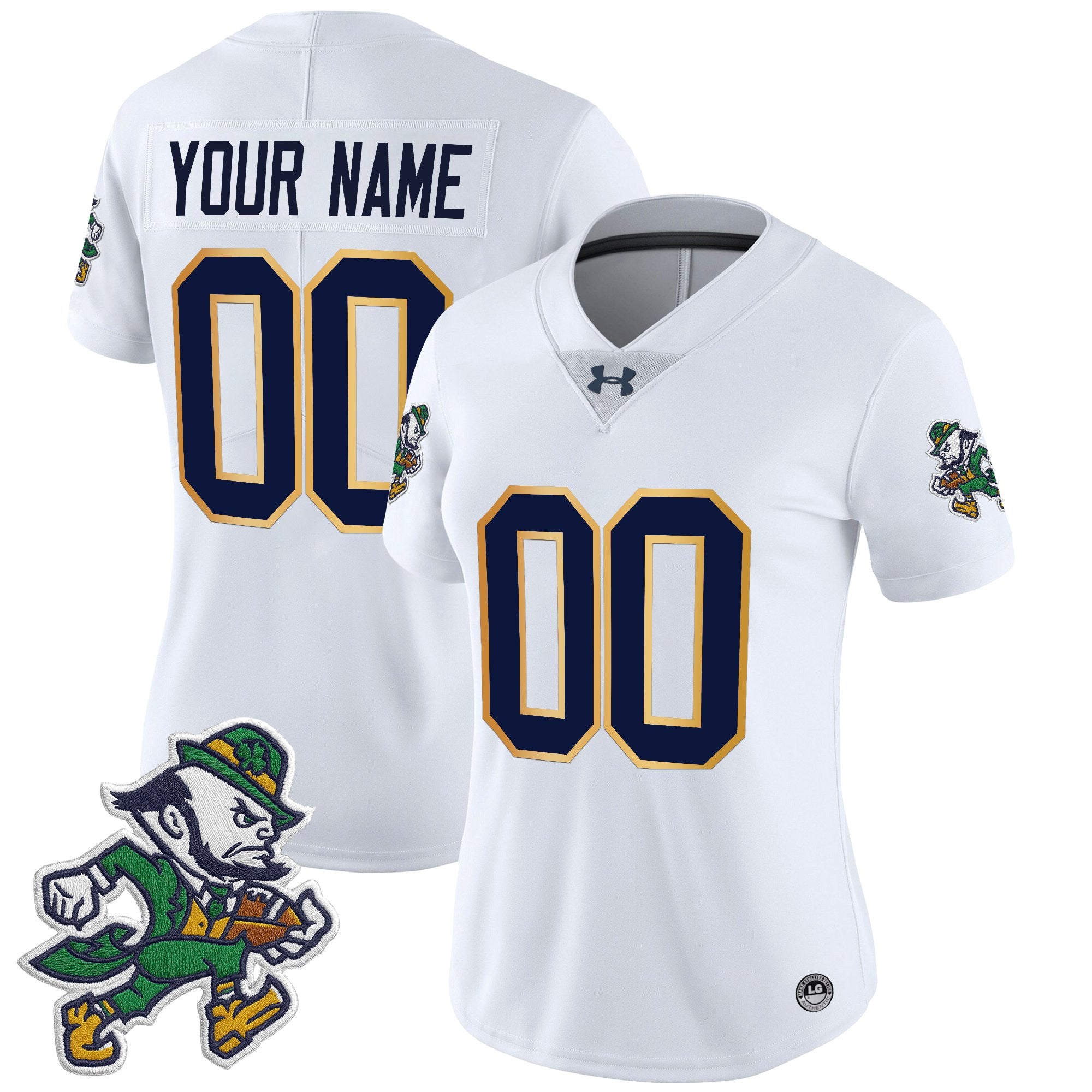Notre Dame Fighting Irish 2025 'Gridiron Leprechaun Edition' Vapor Limited Custom Jersey – All Stitched