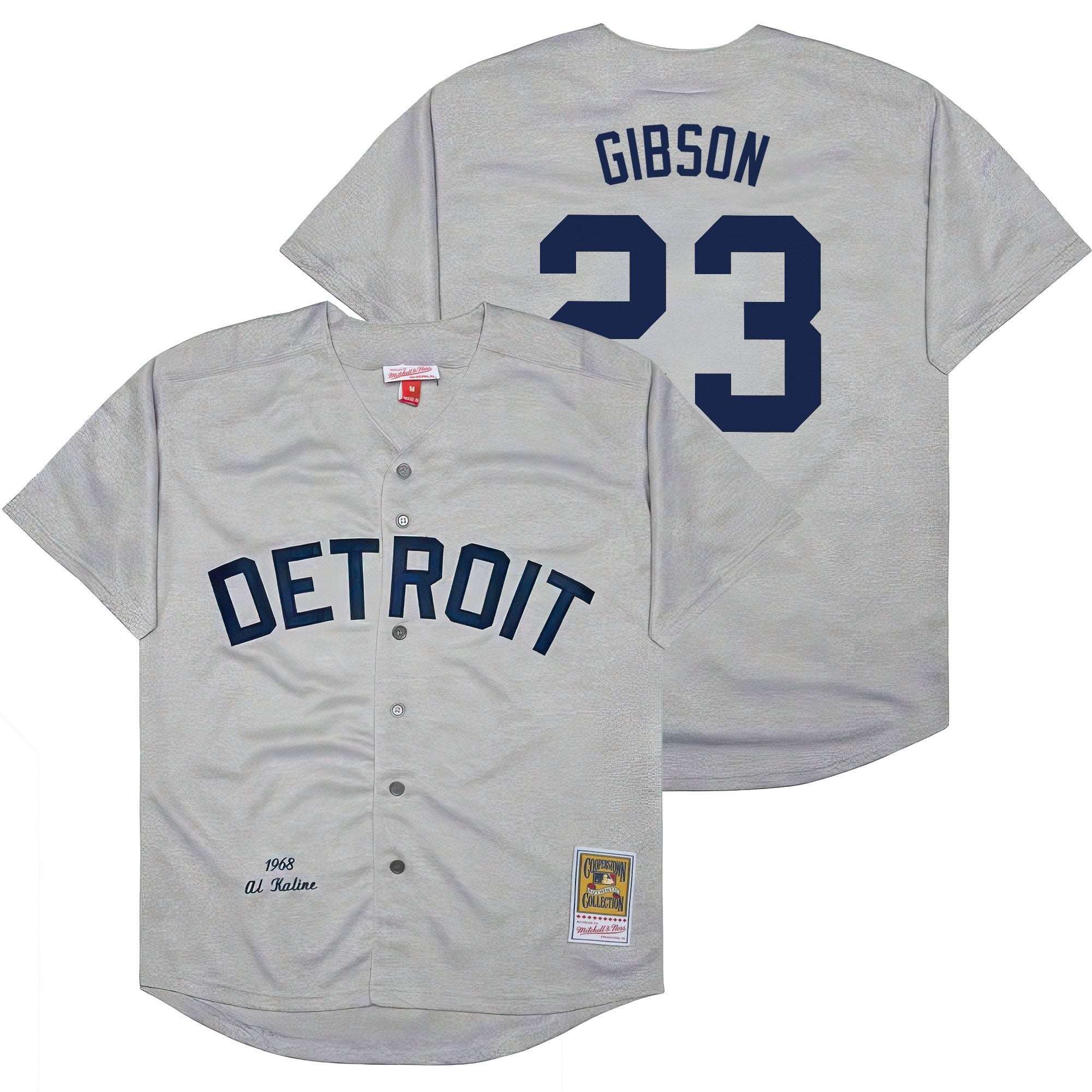 Men's Detroit Tigers Throwback Jersey - Cooperstown Collection - All Stitched