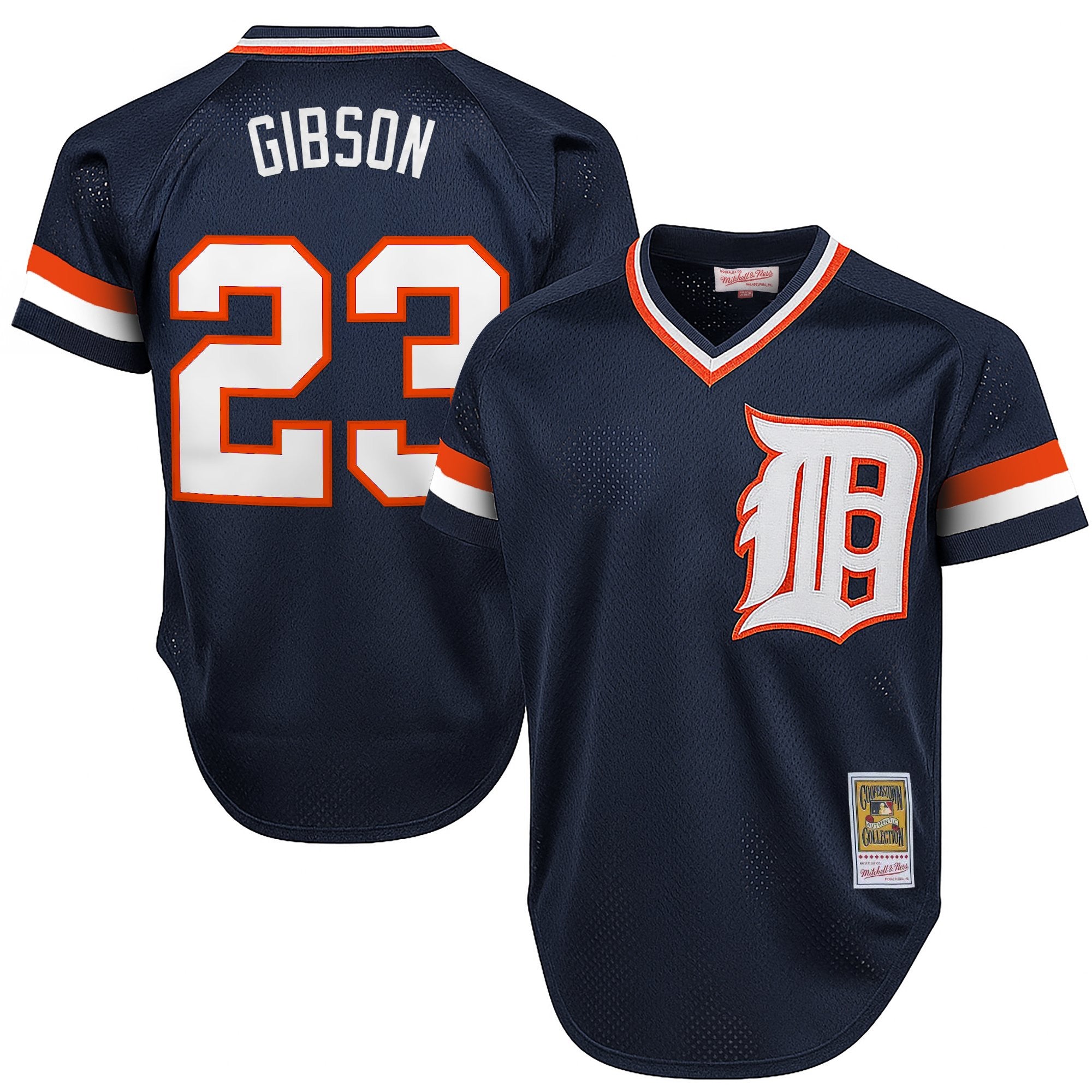 Men's Detroit Tigers Throwback Jersey - Cooperstown Collection - All Stitched