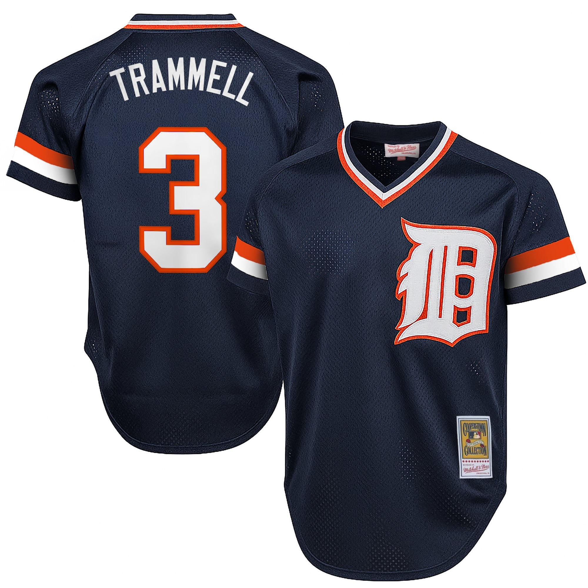 Men's Detroit Tigers Throwback Jersey - Cooperstown Collection - All Stitched