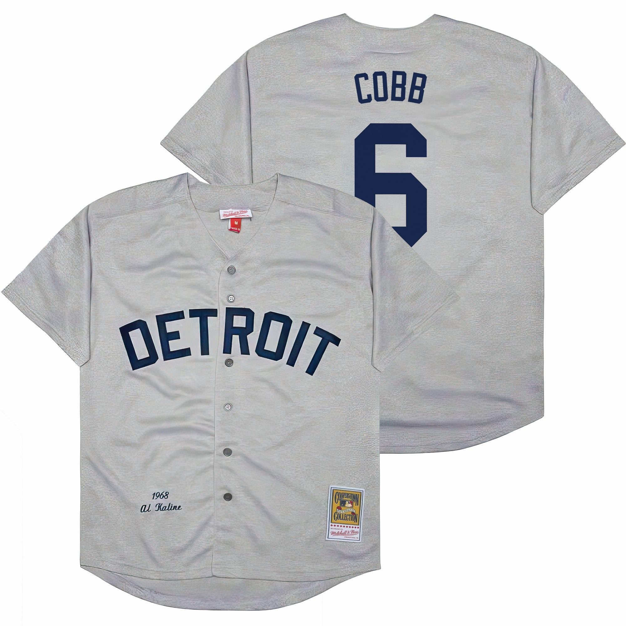 Men's Detroit Tigers Throwback Jersey - Cooperstown Collection - All Stitched