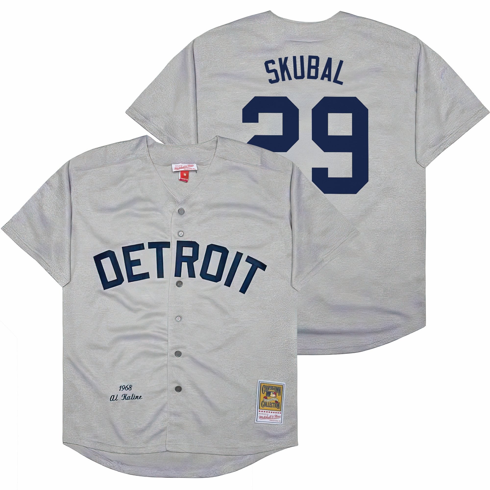 Men's Detroit Tigers Throwback Jersey - Cooperstown Collection - All Stitched