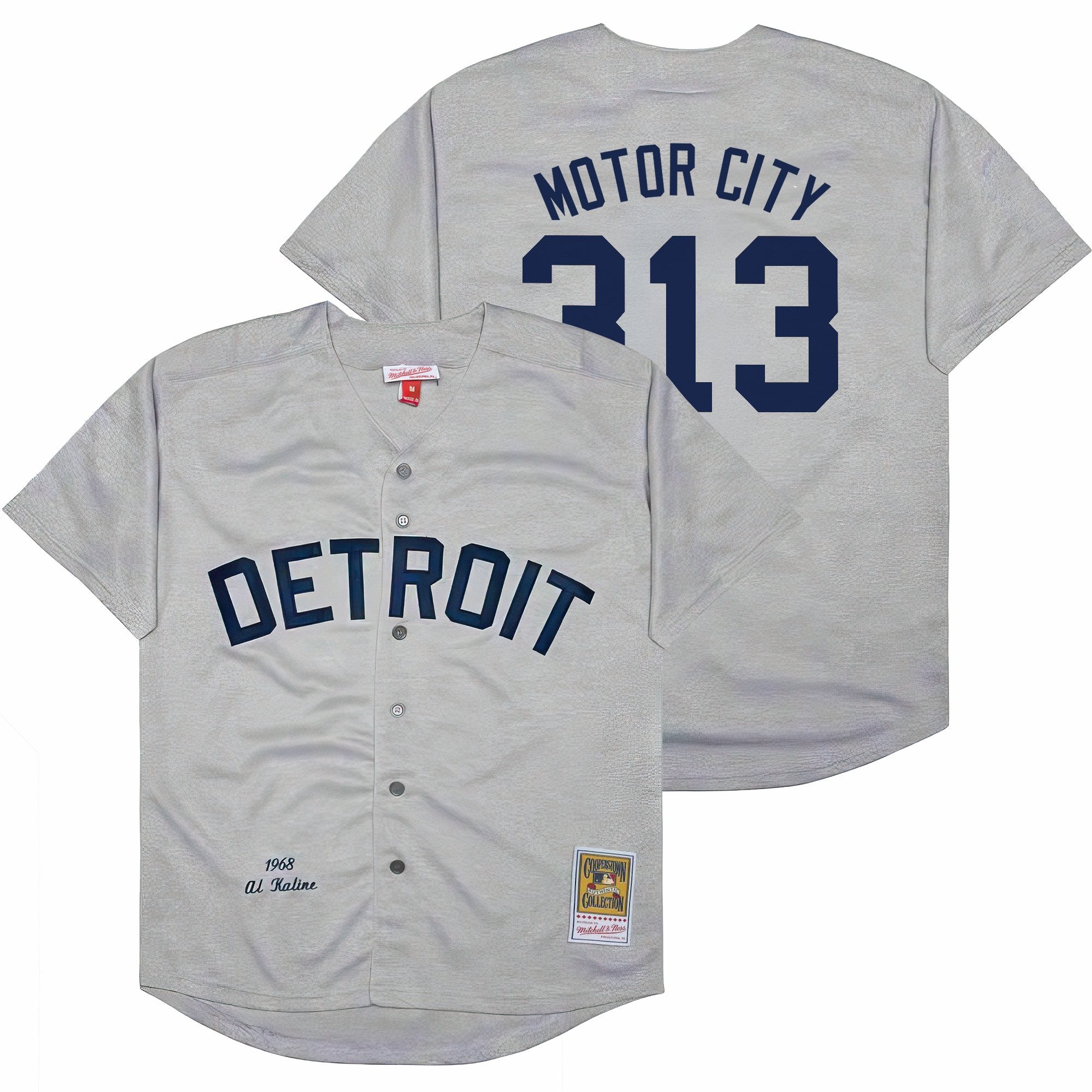 Men's Detroit Tigers Throwback Jersey - Cooperstown Collection - All Stitched