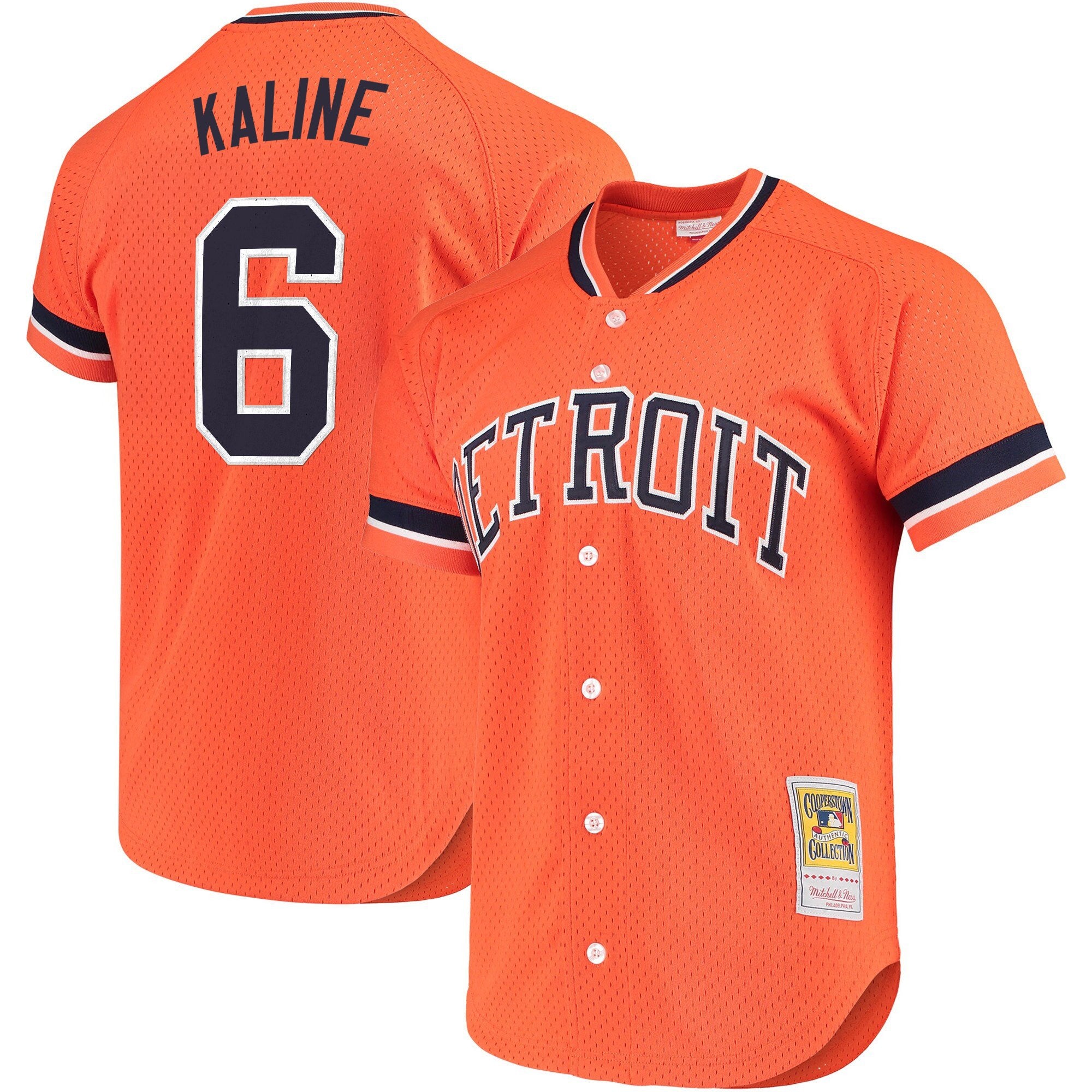 Men's Detroit Tigers Throwback Jersey - Cooperstown Collection - All Stitched