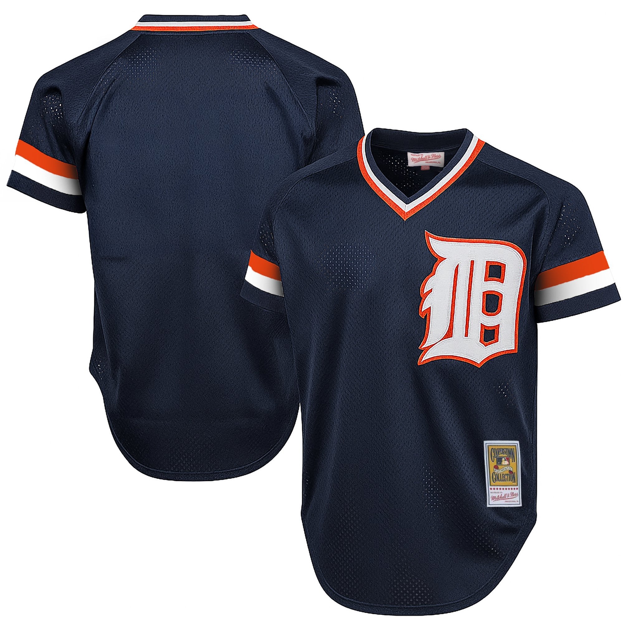 Men's Detroit Tigers Throwback Jersey - Cooperstown Collection - All Stitched