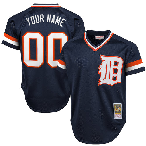 Detroit Tigers Throwback Custom Jersey - Cooperstown Collection - All Stitched