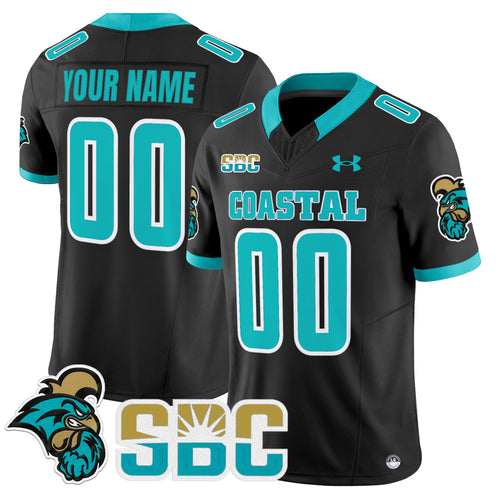 Coastal Carolina Chanticleers 2025 Vapor Limited Custom Jersey - All Stitched