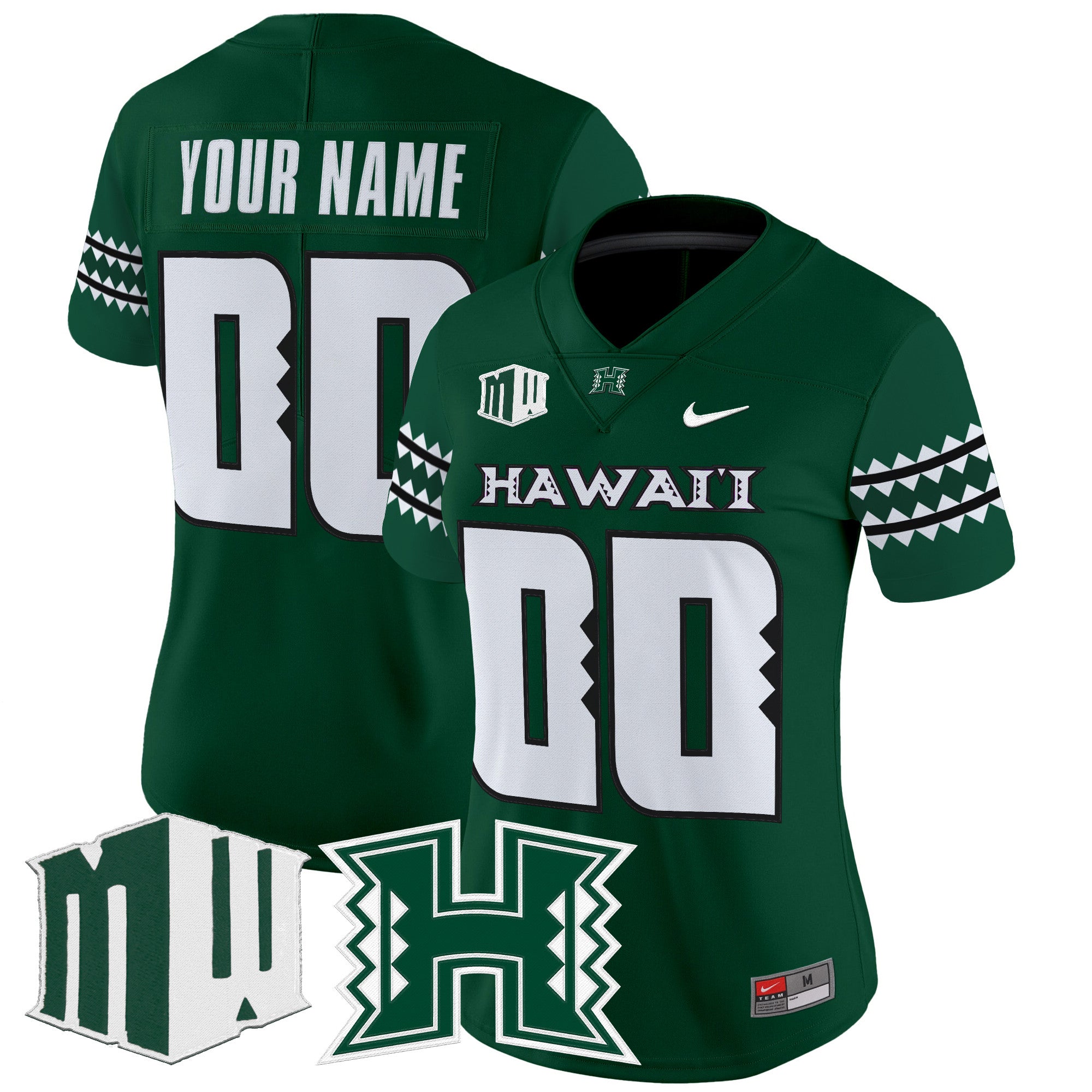 Hawai'i Rainbow Warriors 2025 Vapor Limited Custom Jersey - All Stitched