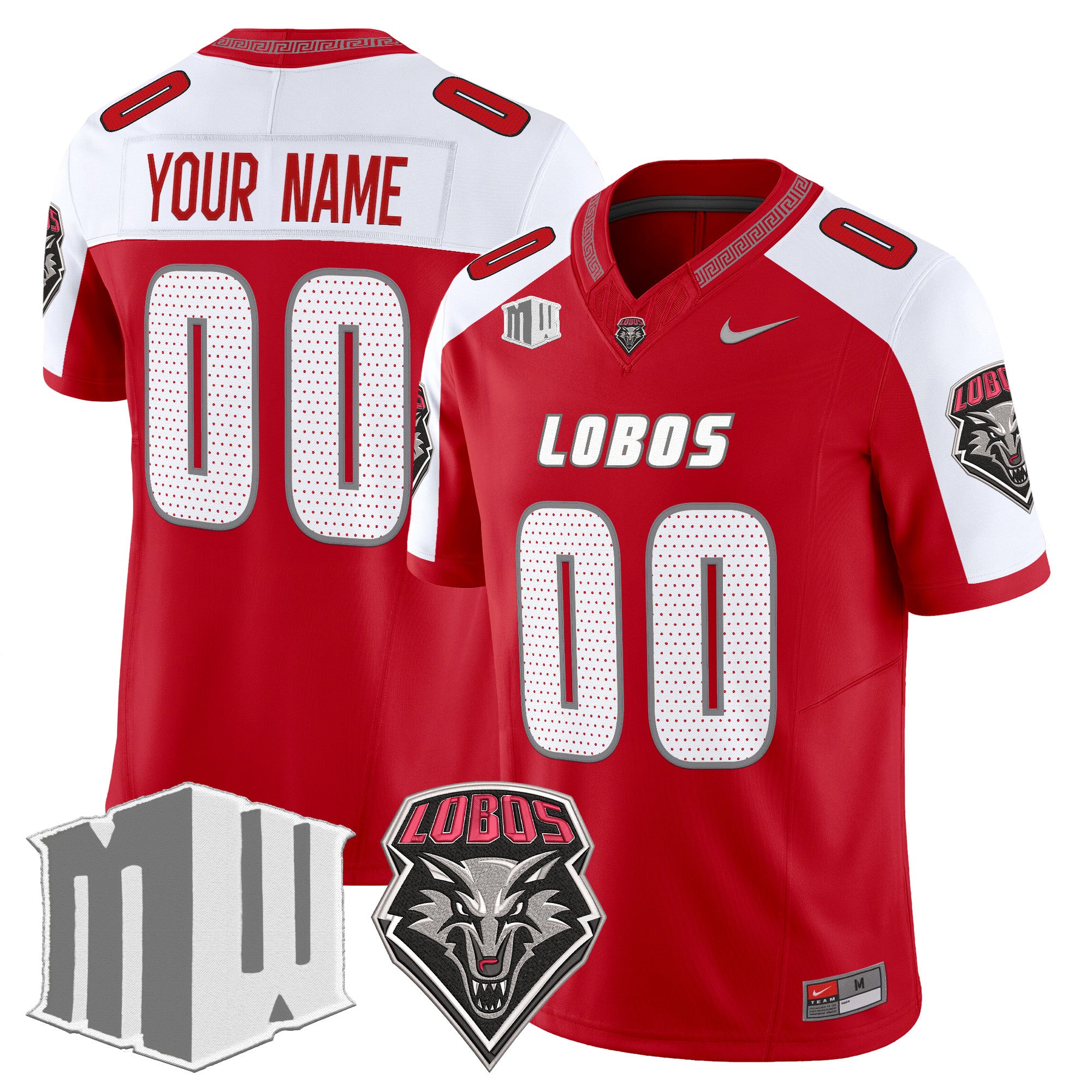 New Mexico Lobos 2025 Vapor Limited Custom Jersey - All Stitched