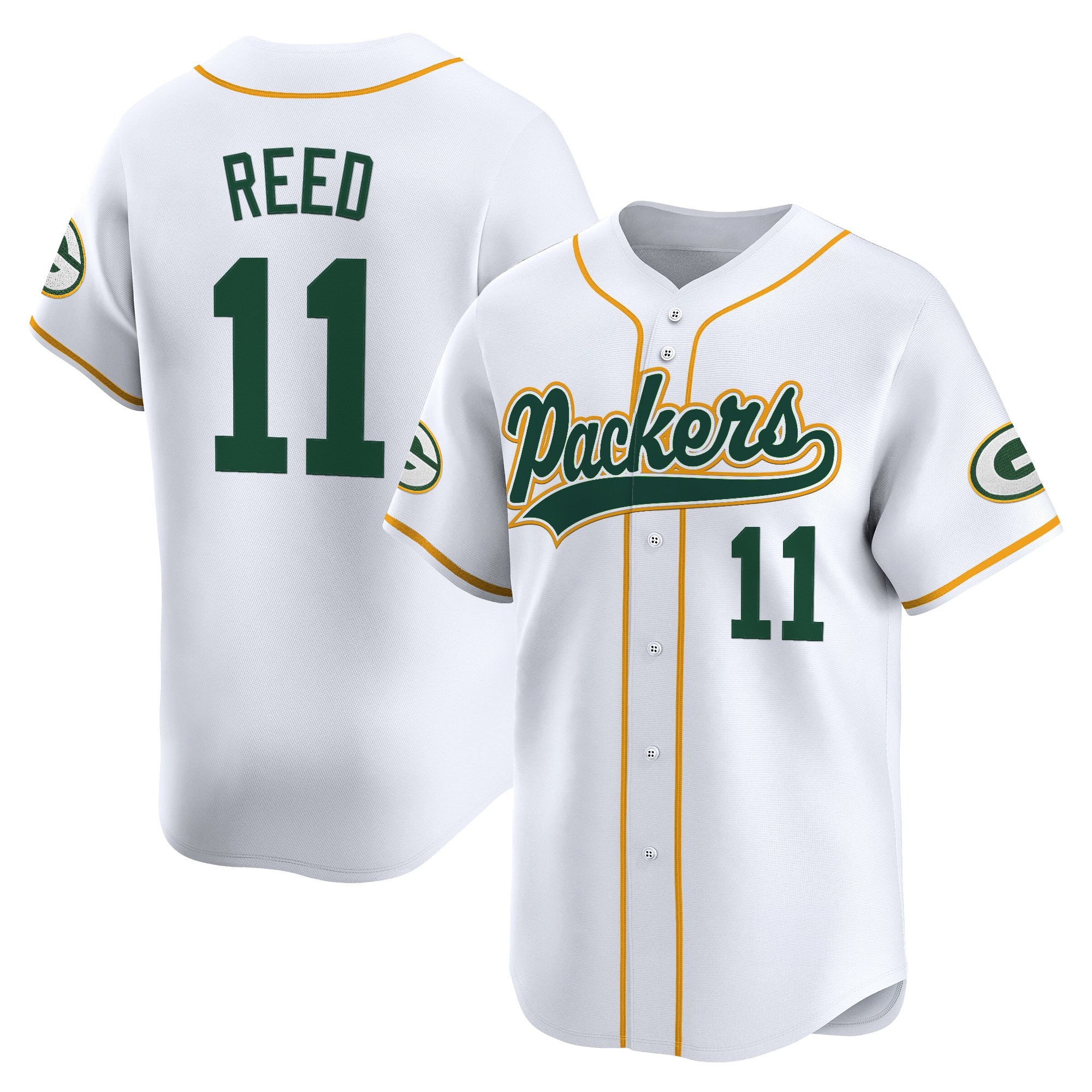 Men's Green Bay Packers 2025 Vapor Baseball Jersey - All Stitched