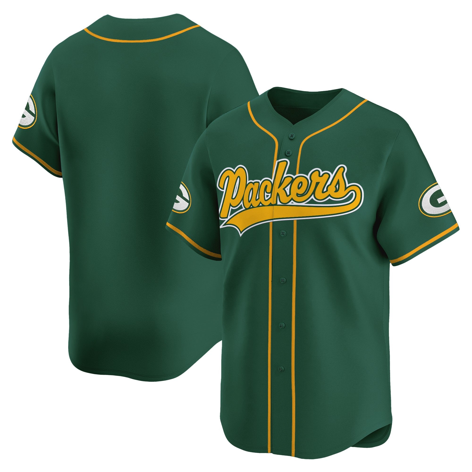 Men's Green Bay Packers 2025 Vapor Baseball Jersey - All Stitched