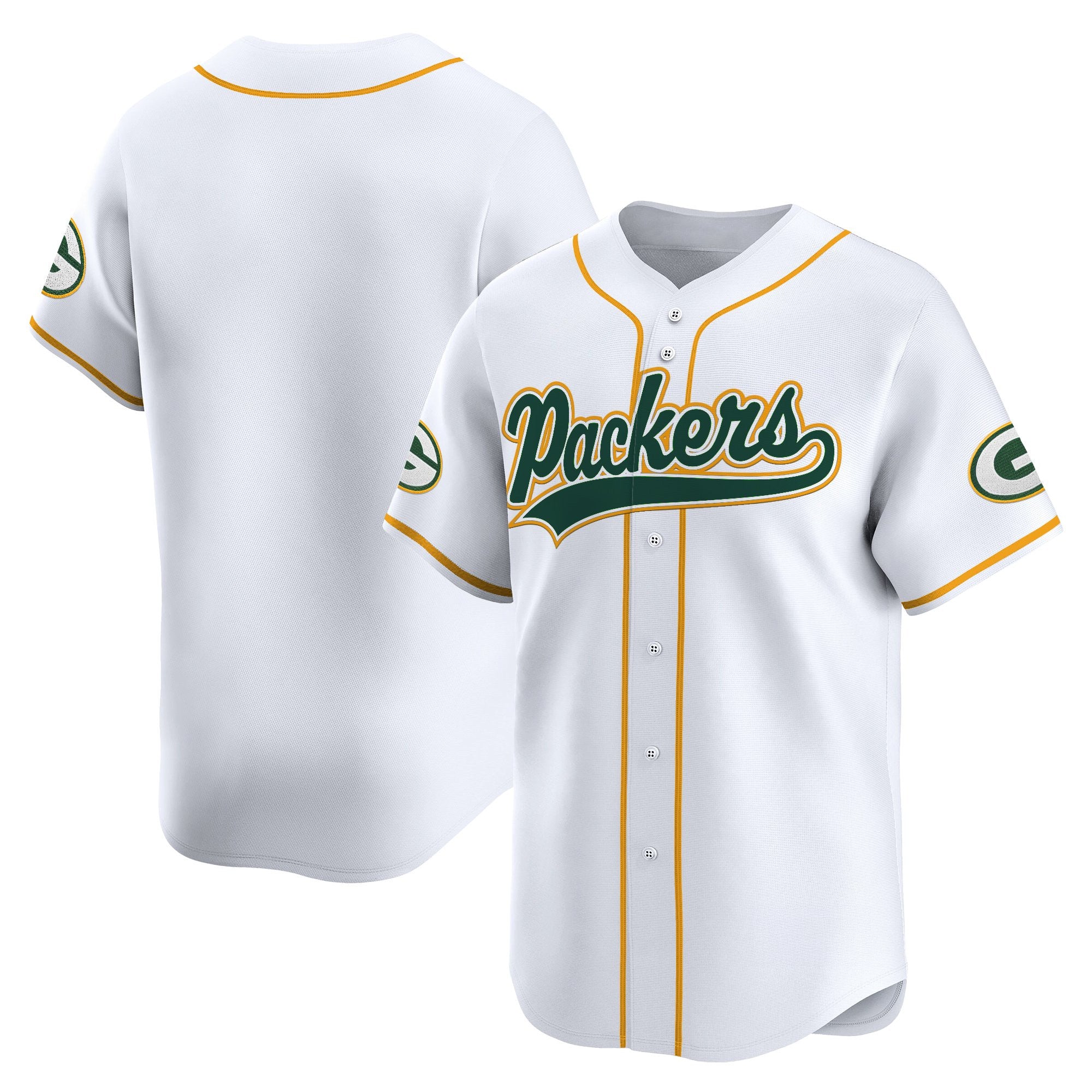 Men's Green Bay Packers 2025 Vapor Baseball Jersey - All Stitched