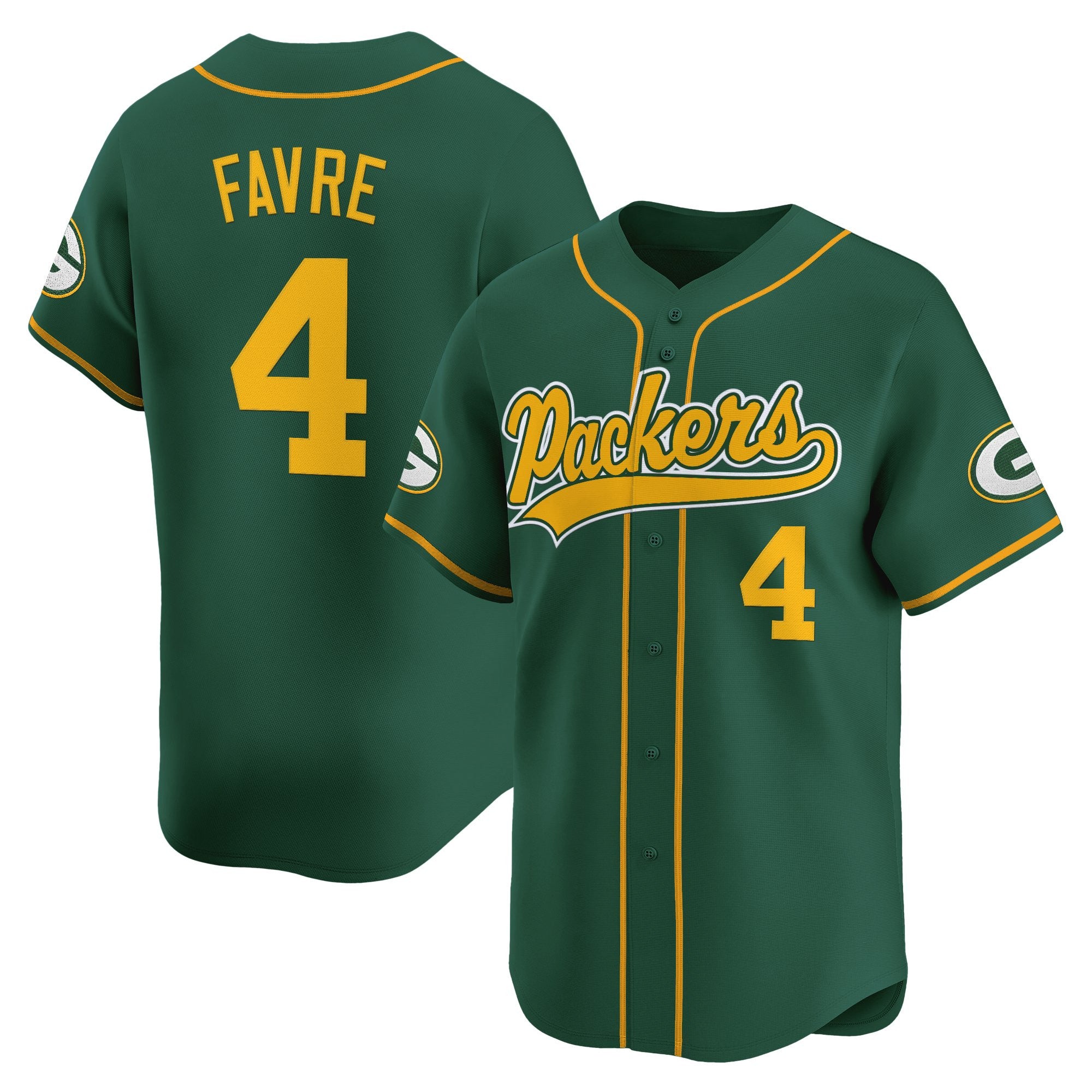 Men's Green Bay Packers 2025 Vapor Baseball Jersey - All Stitched