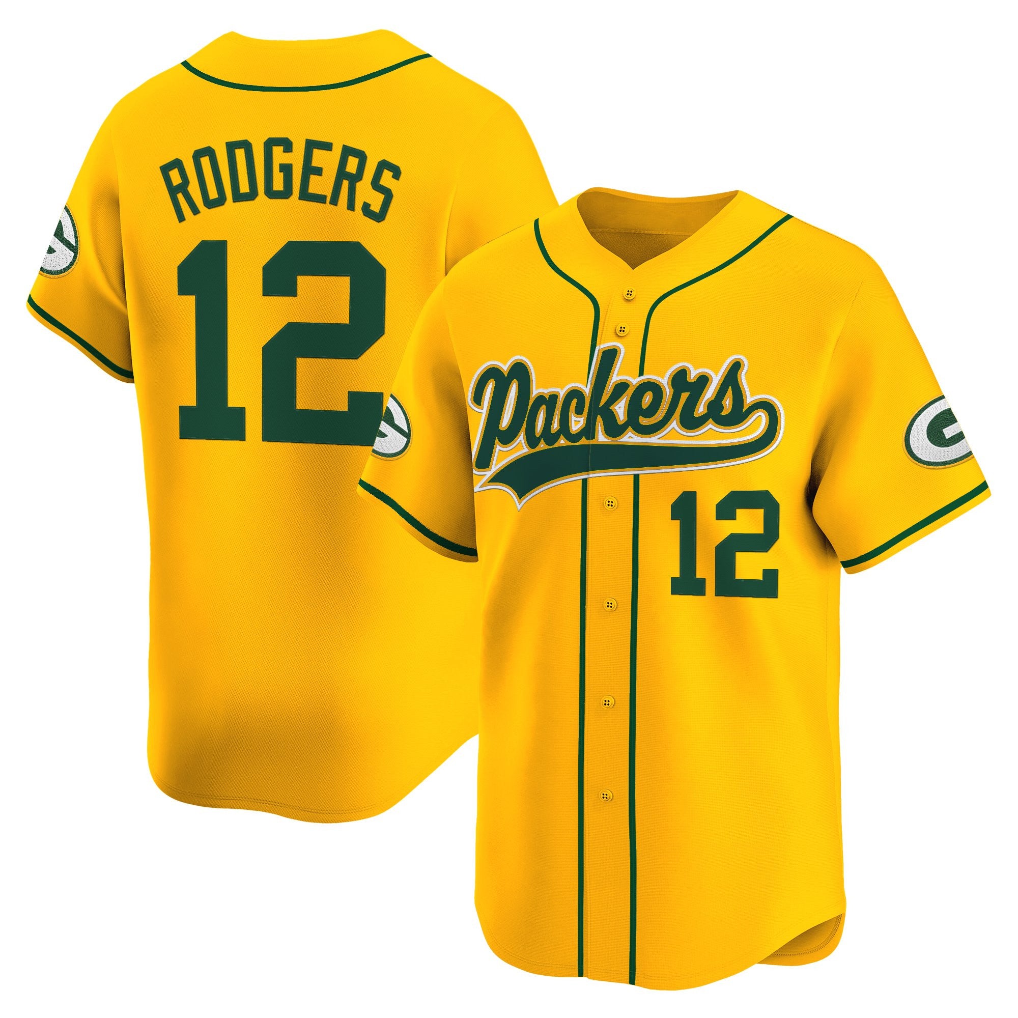 Men's Green Bay Packers 2025 Vapor Baseball Jersey - All Stitched
