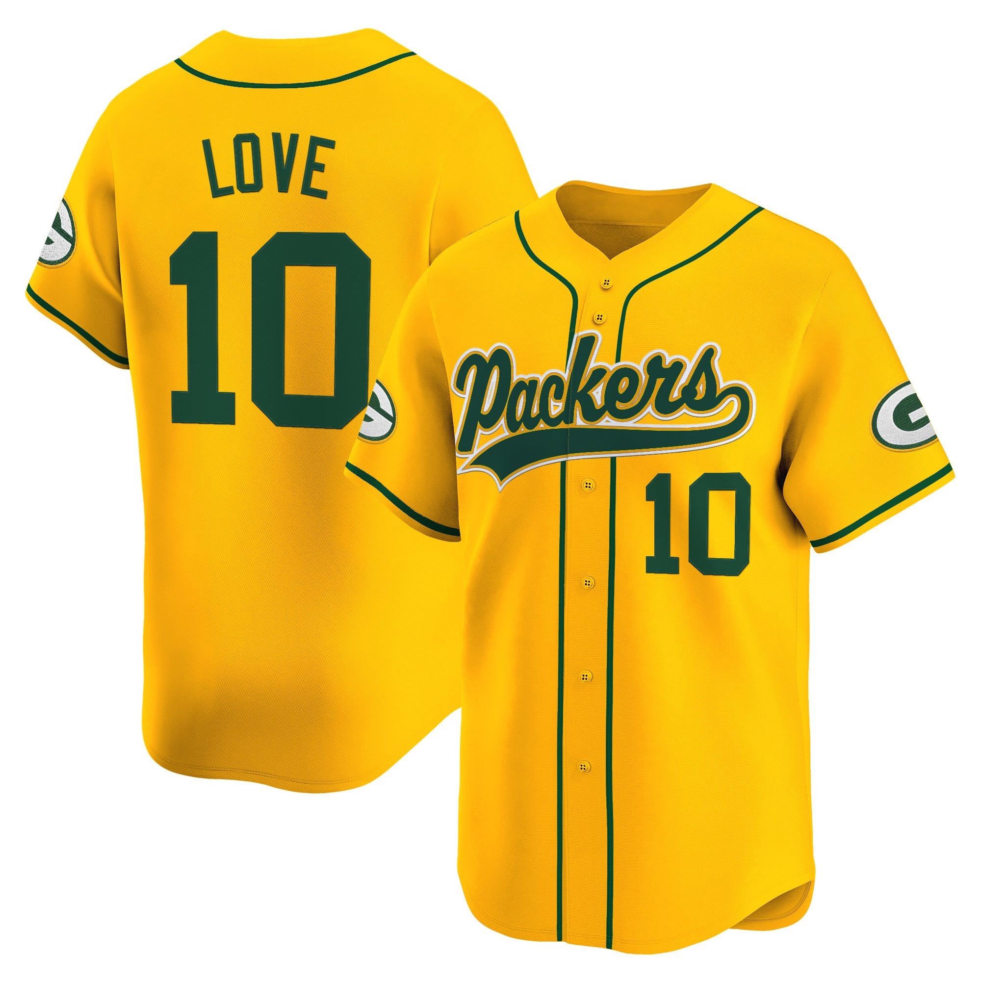 Men's Green Bay Packers 2025 Vapor Baseball Jersey - All Stitched
