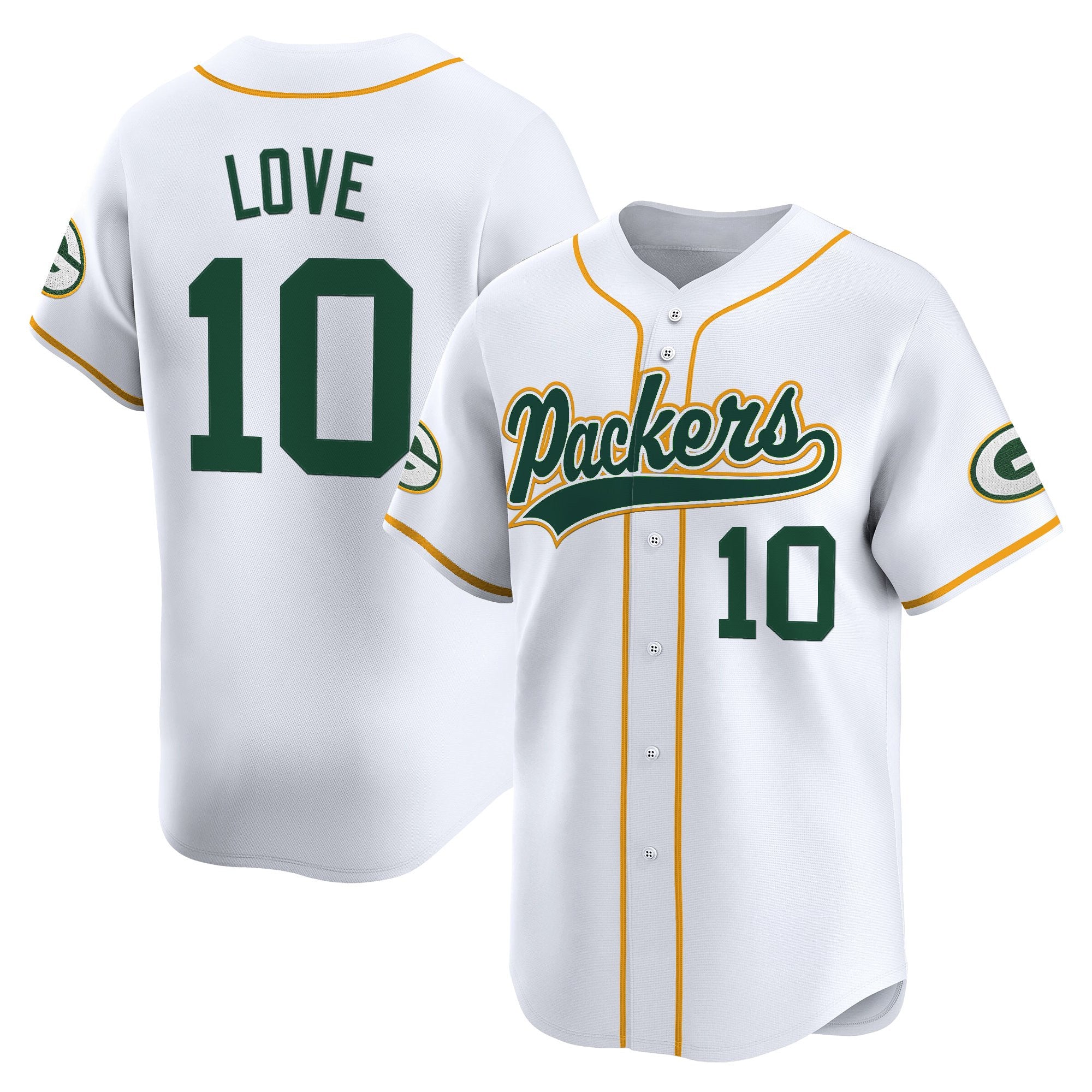 Men's Green Bay Packers 2025 Vapor Baseball Jersey - All Stitched