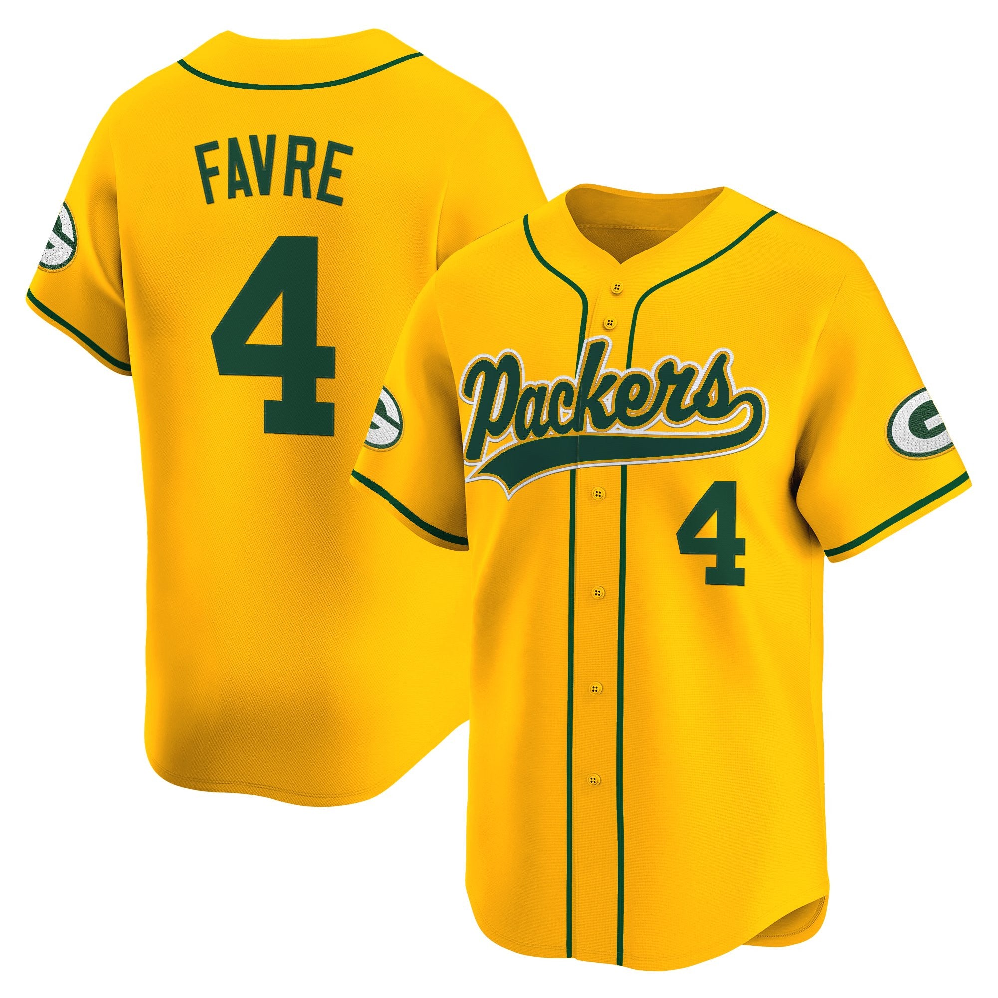 Men's Green Bay Packers 2025 Vapor Baseball Jersey - All Stitched
