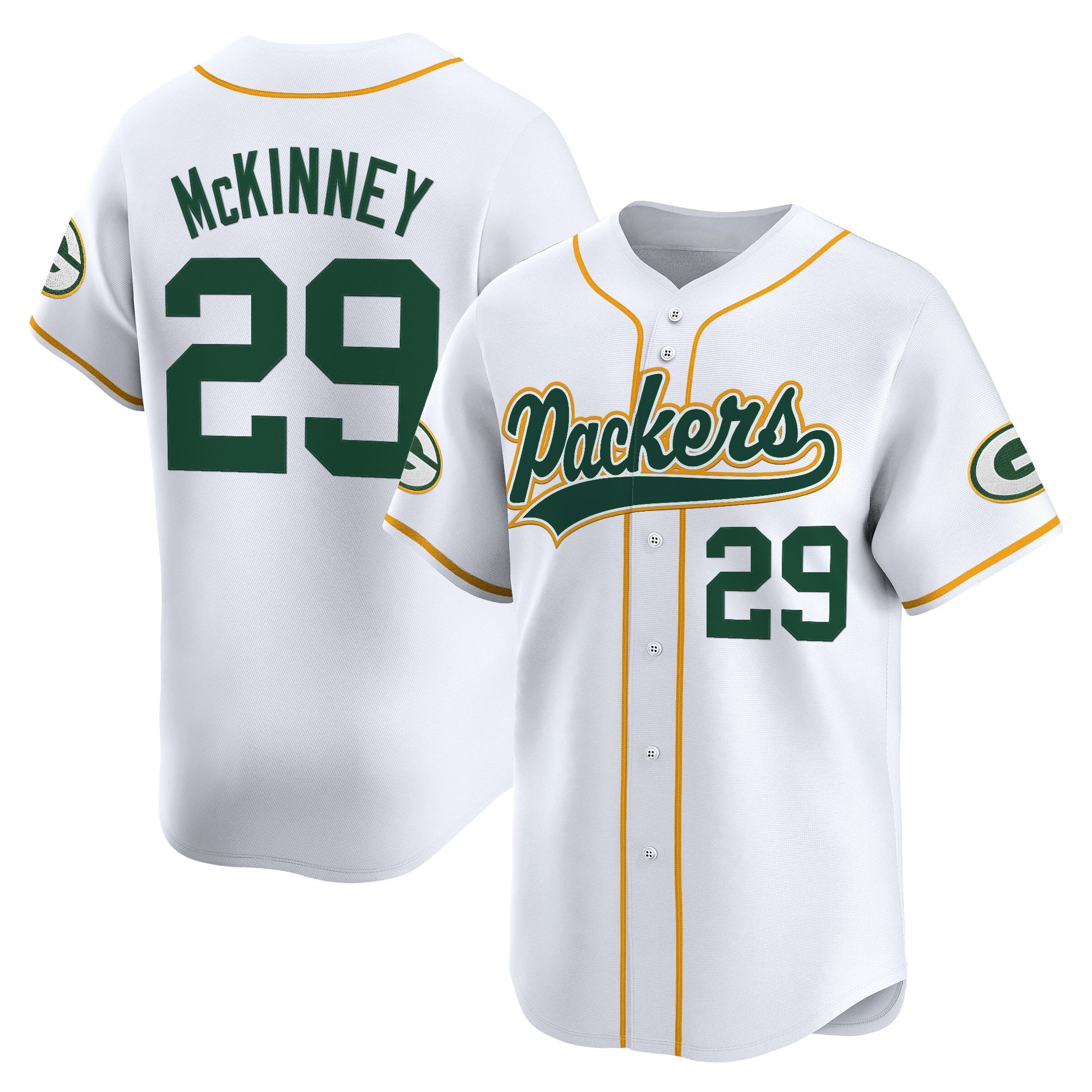 Men's Green Bay Packers 2025 Vapor Baseball Jersey - All Stitched