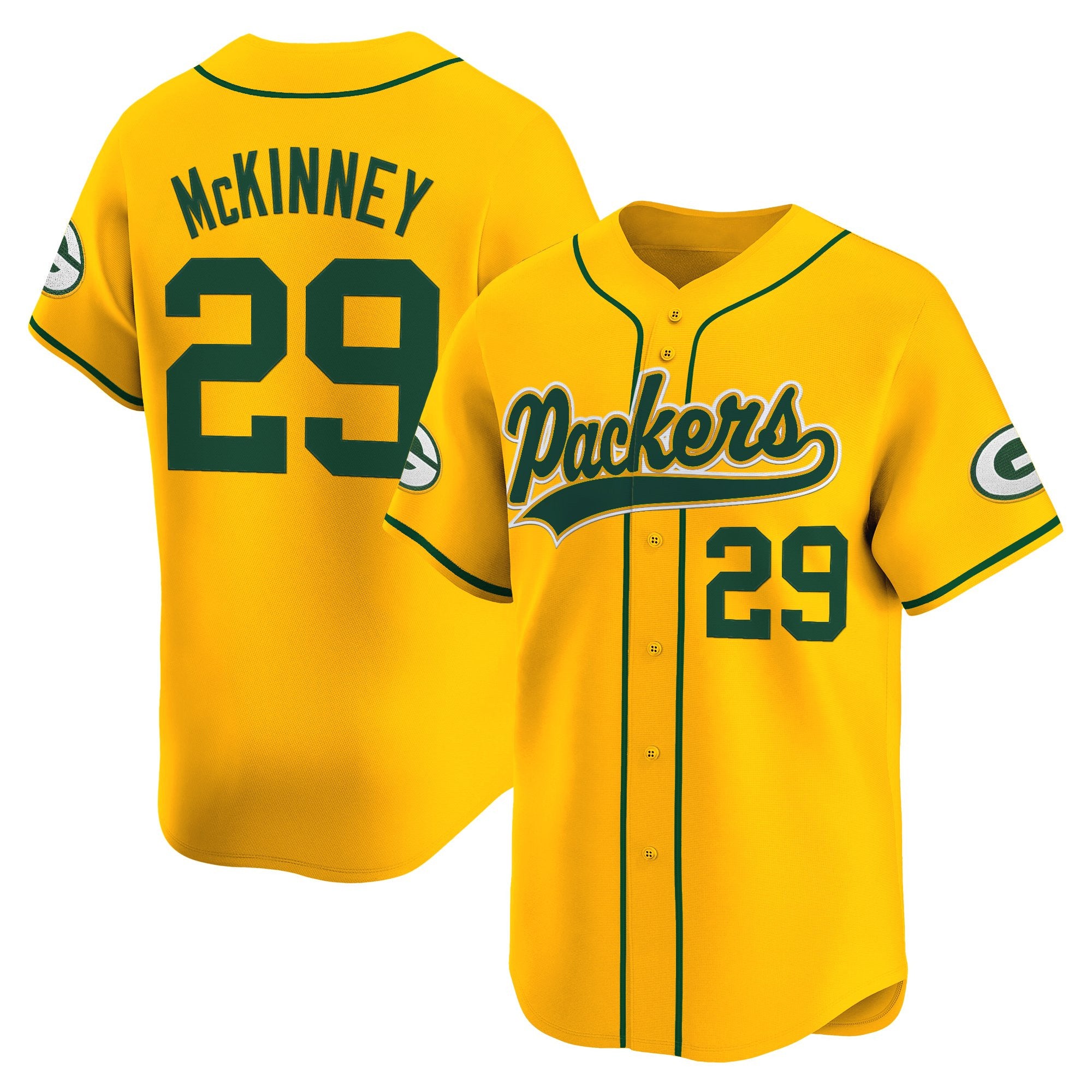 Men's Green Bay Packers 2025 Vapor Baseball Jersey - All Stitched