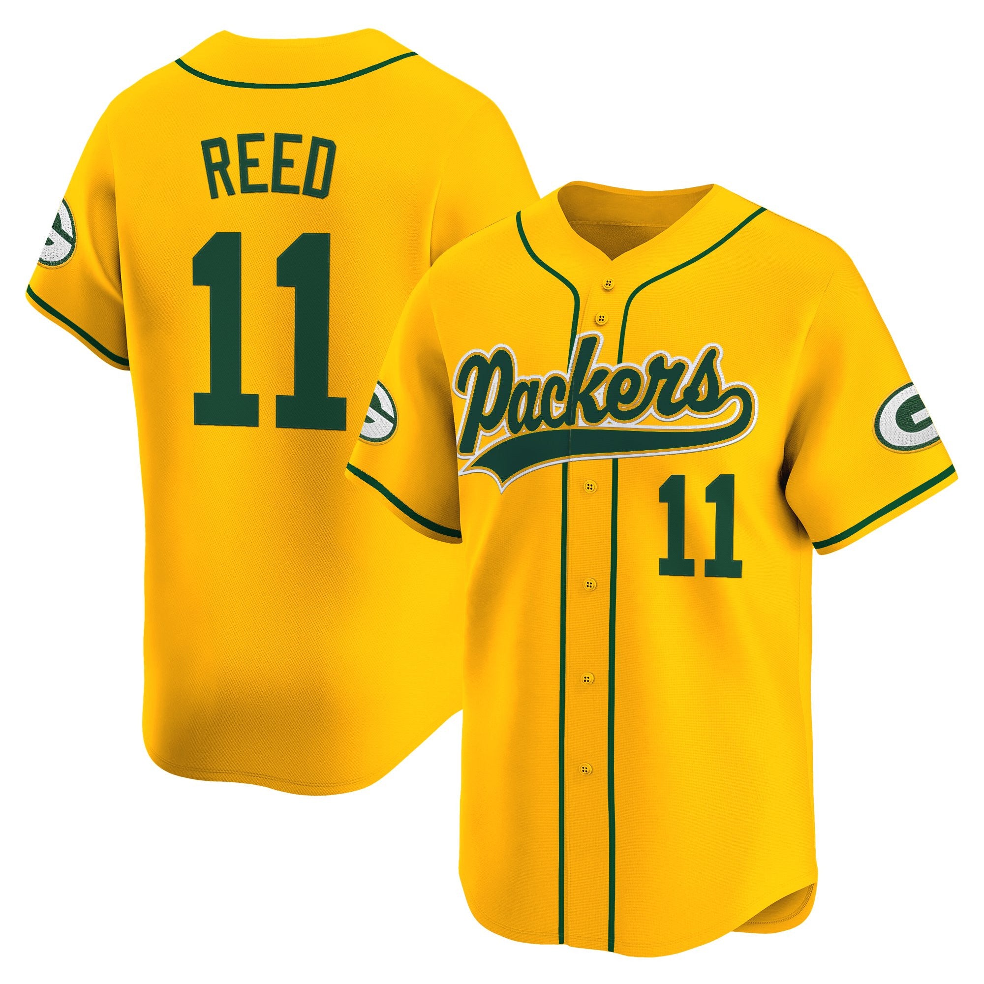 Men's Green Bay Packers 2025 Vapor Baseball Jersey - All Stitched
