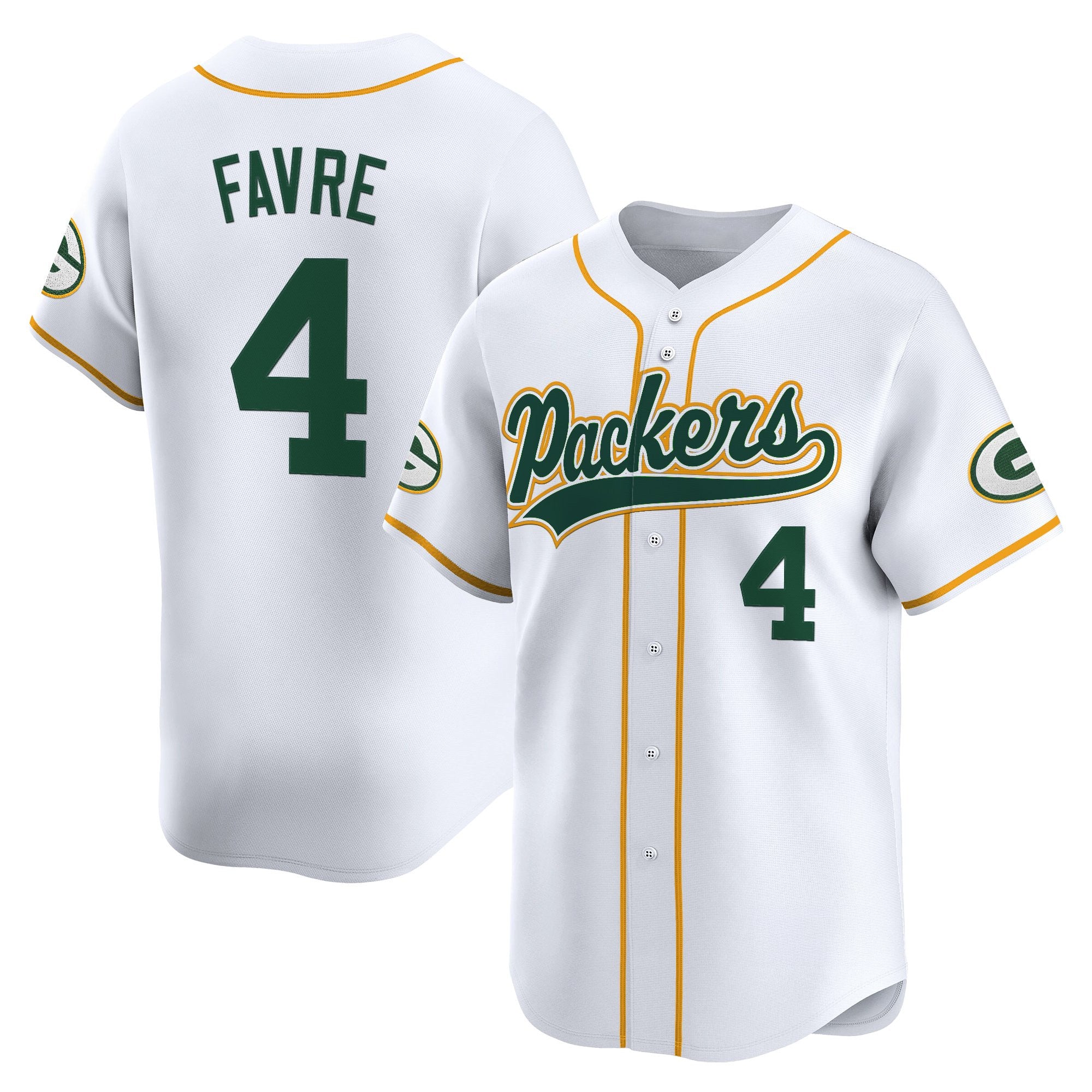 Men's Green Bay Packers 2025 Vapor Baseball Jersey - All Stitched