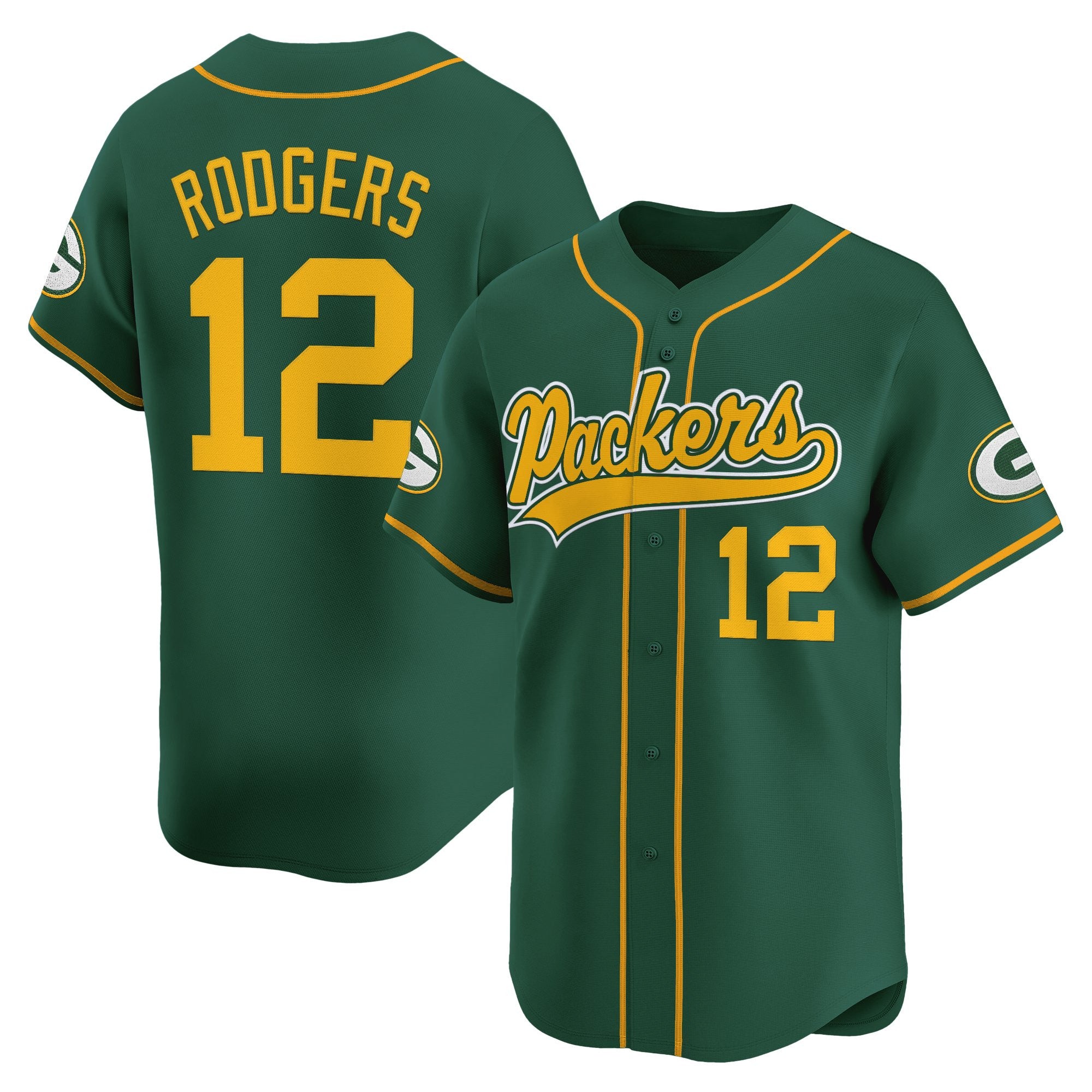 Men's Green Bay Packers 2025 Vapor Baseball Jersey - All Stitched