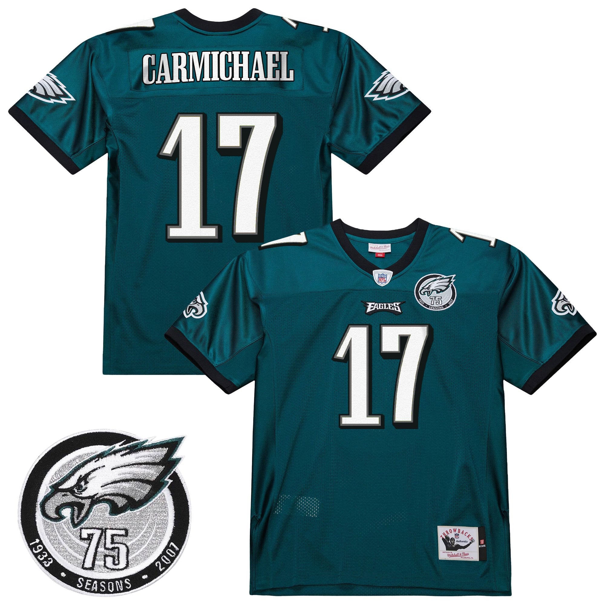 Men's Philadelphia Eagles Throwback Player Jersey - All Stitched
