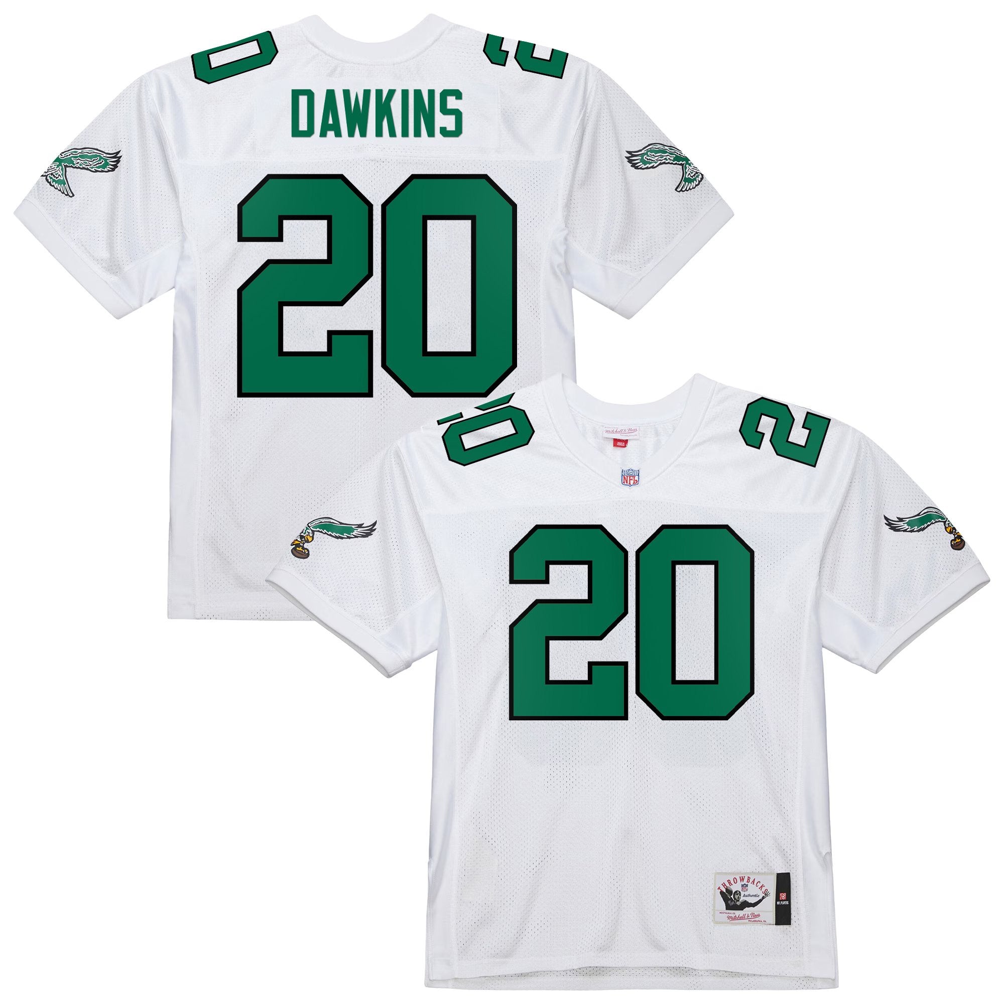Men's Philadelphia Eagles Throwback Player Jersey - All Stitched