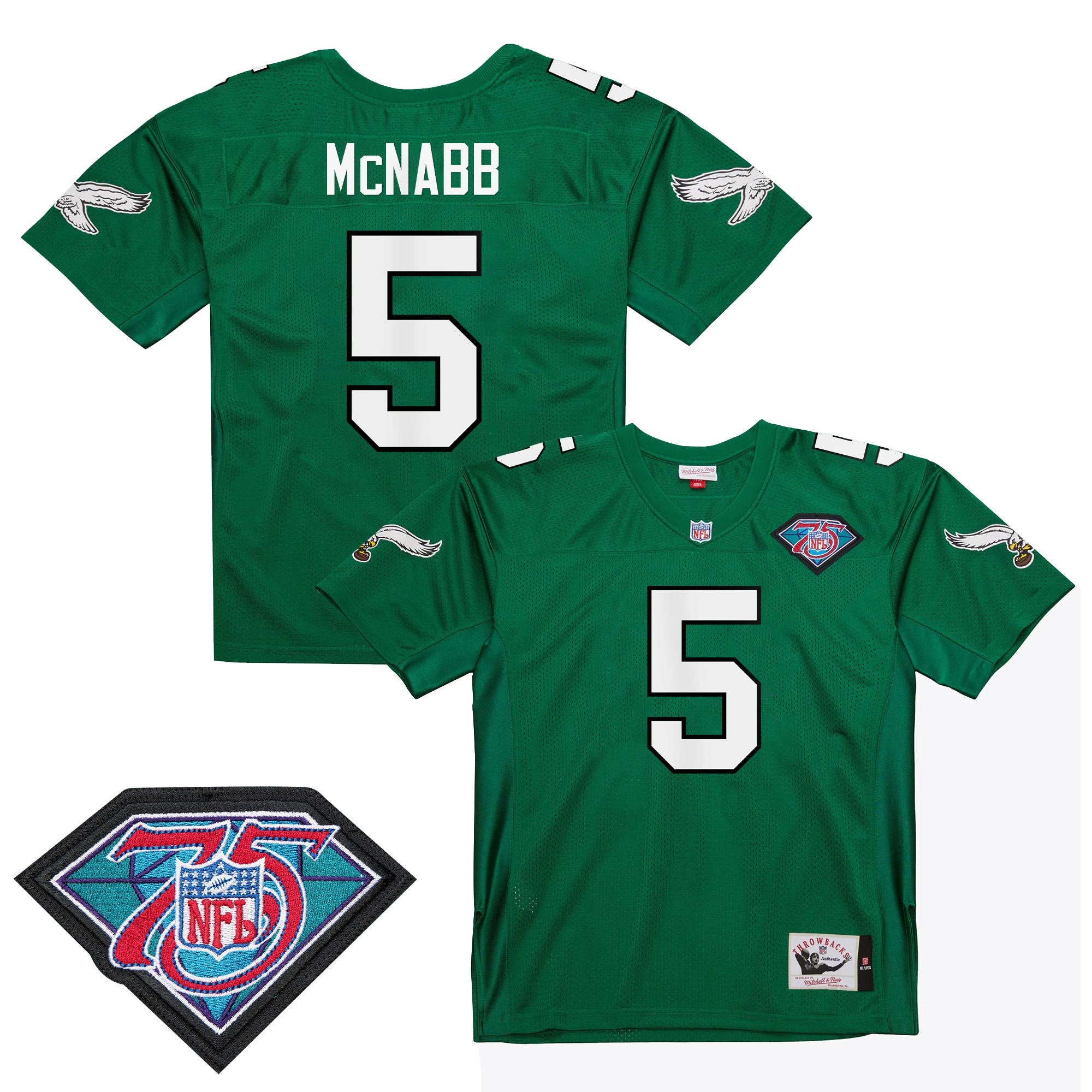 Men's Philadelphia Eagles Throwback Player Jersey - All Stitched